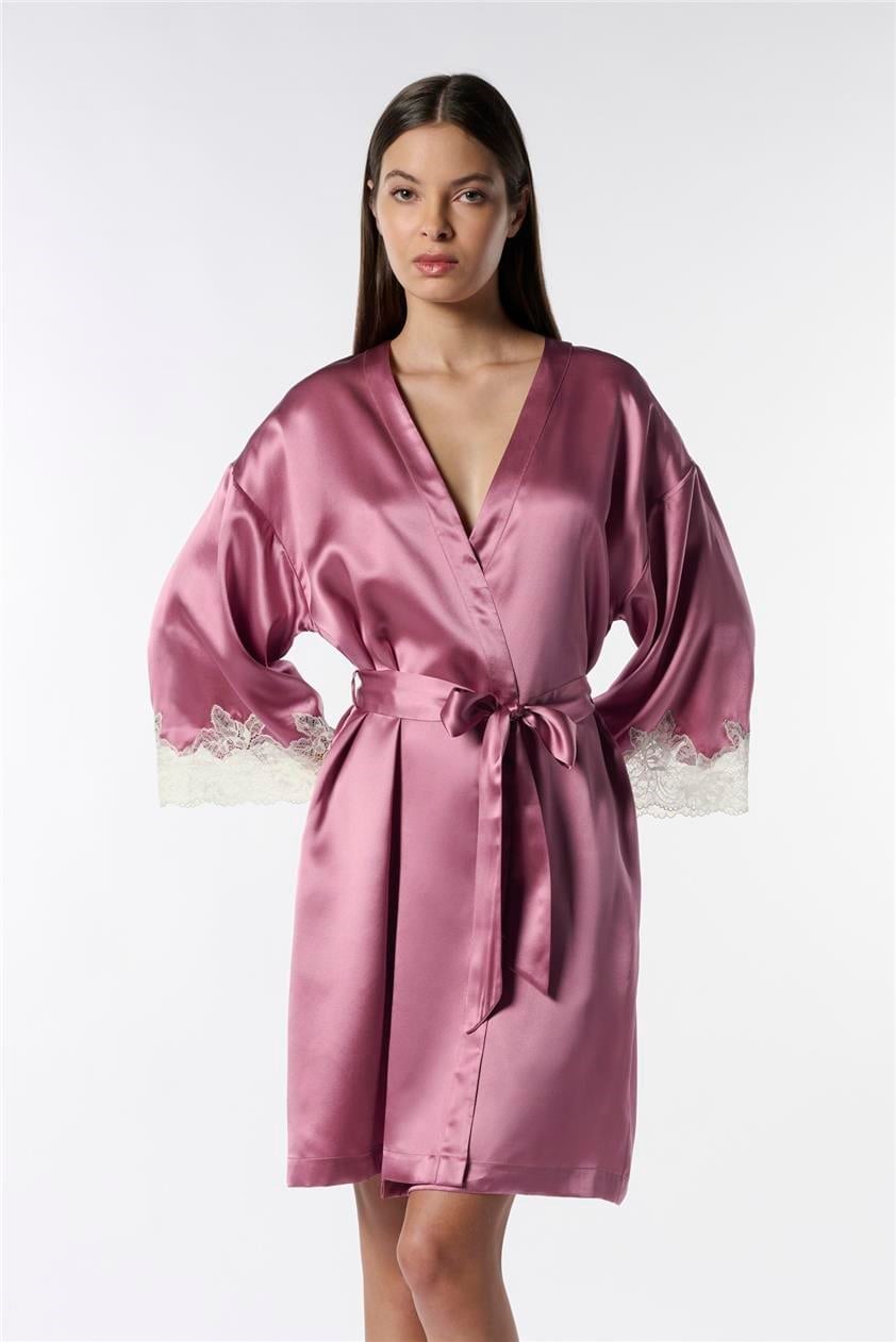 Lunadiseta Kadın Kimono Pembe