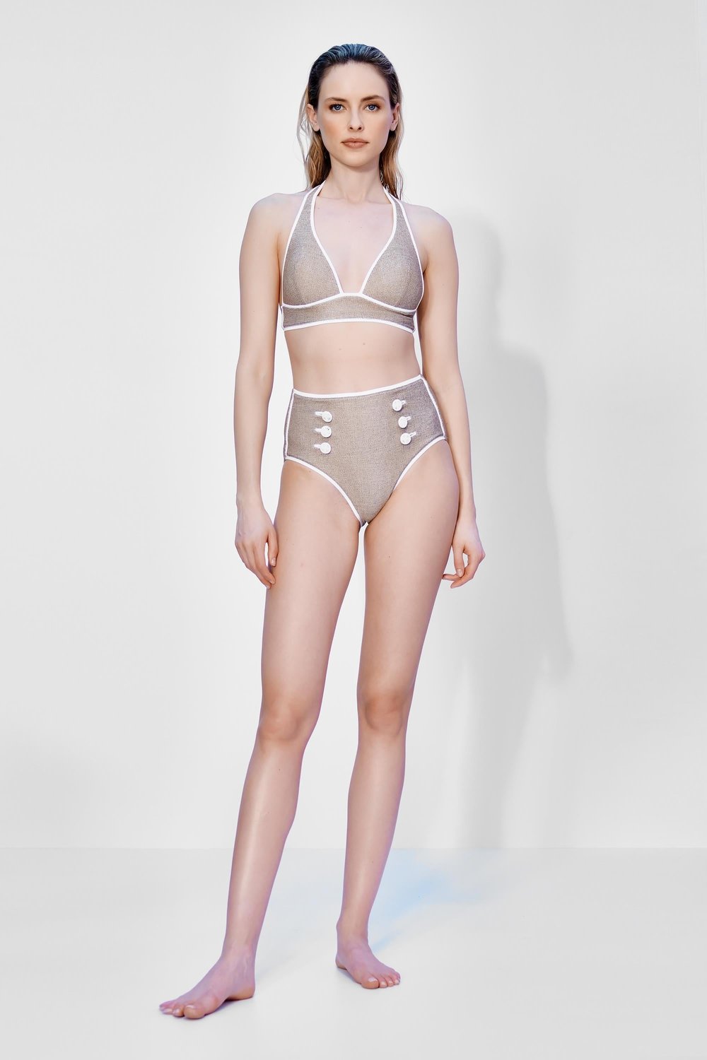 Maryan Mehlhorn Bikini Üstü Beyaz