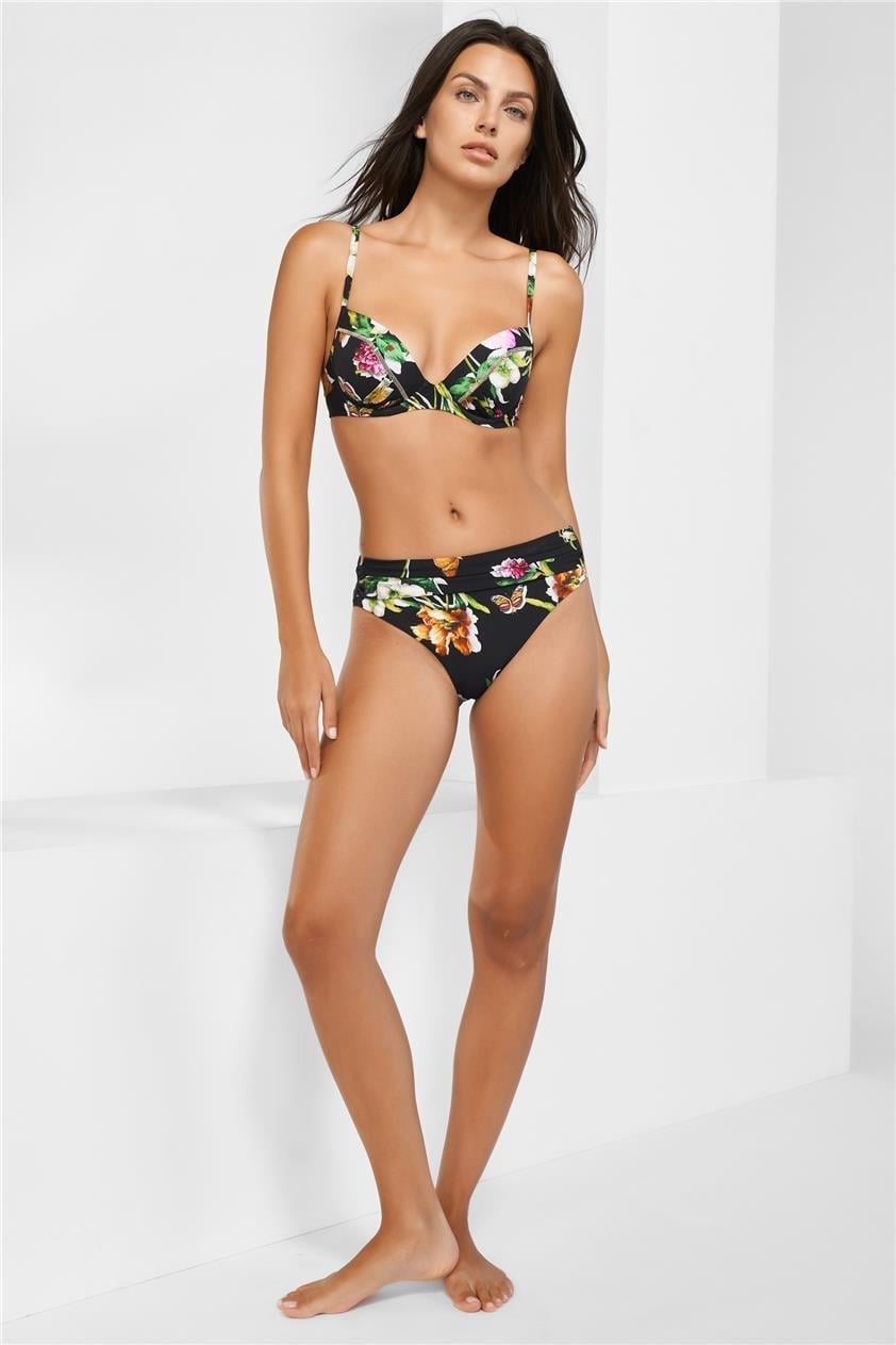 Maryan Mehlhorn Kadın Bikini Üstü Siyah