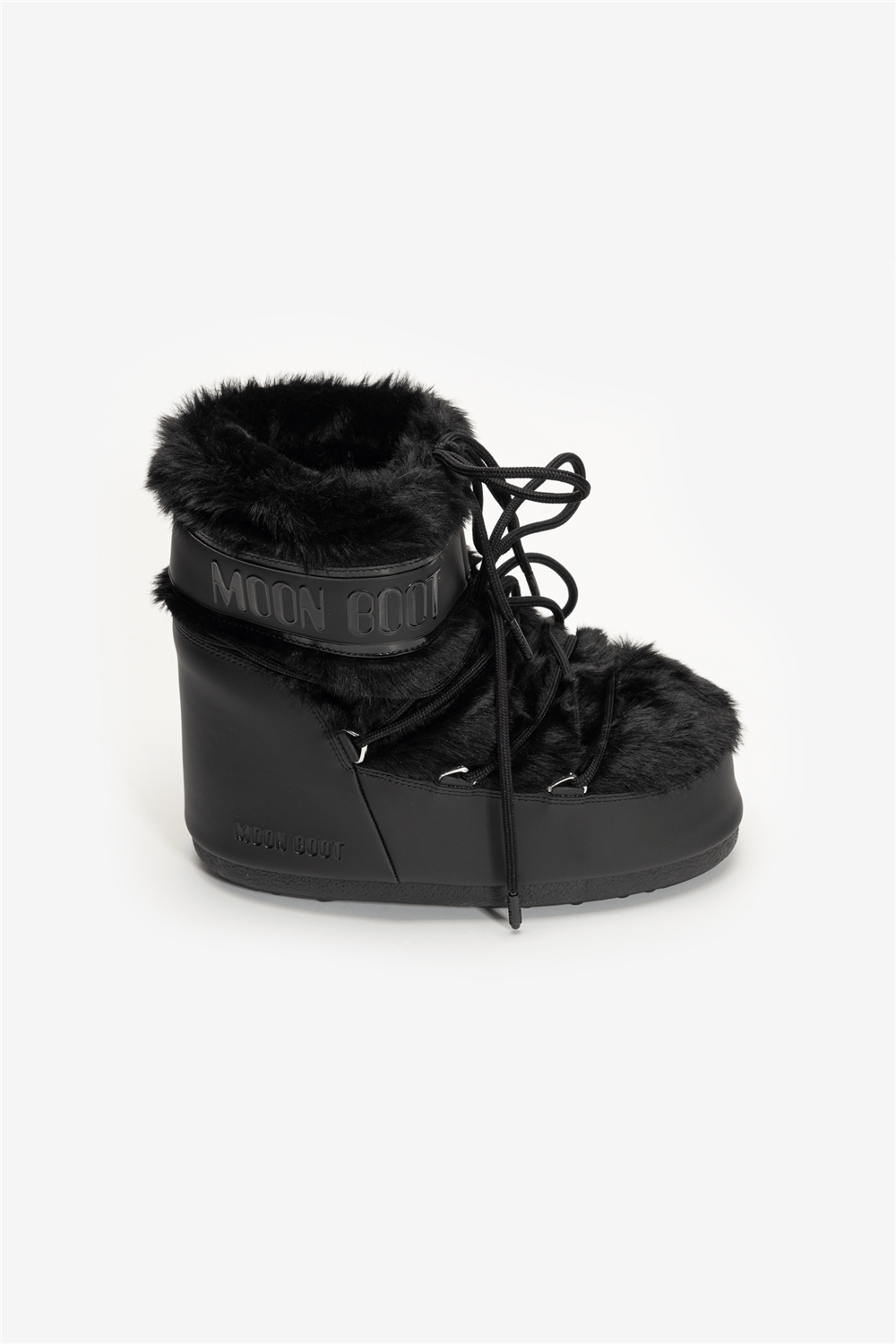 MOON BOOT Mb Icon Low Faux Fur Kadın Bot Siyah