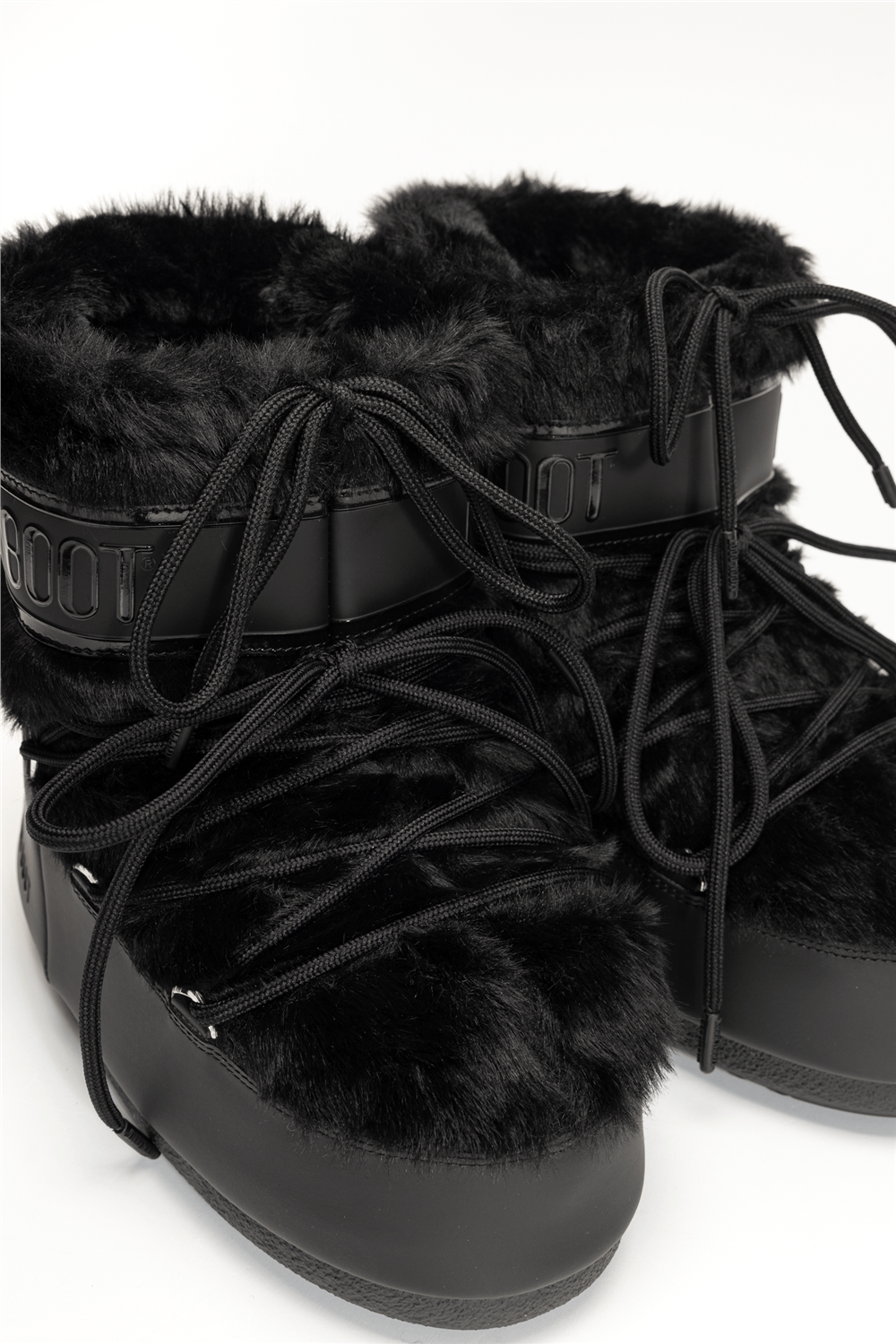 MOON BOOT Mb Icon Low Faux Fur Kadın Bot Siyah