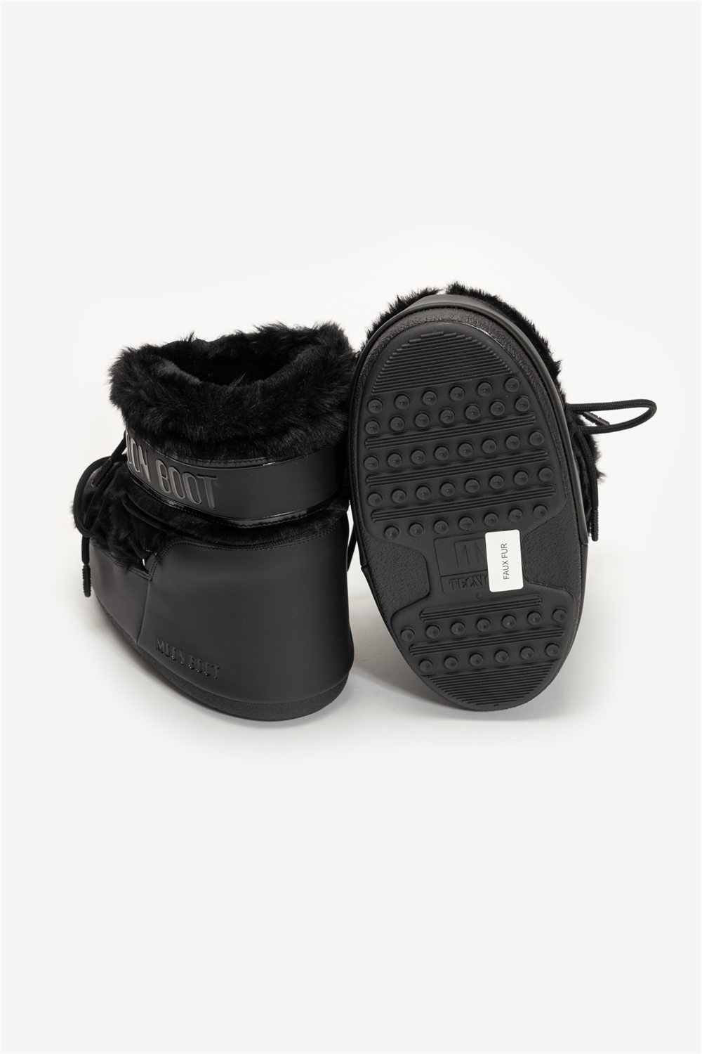 MOON BOOT Mb Icon Low Faux Fur Kadın Bot Siyah