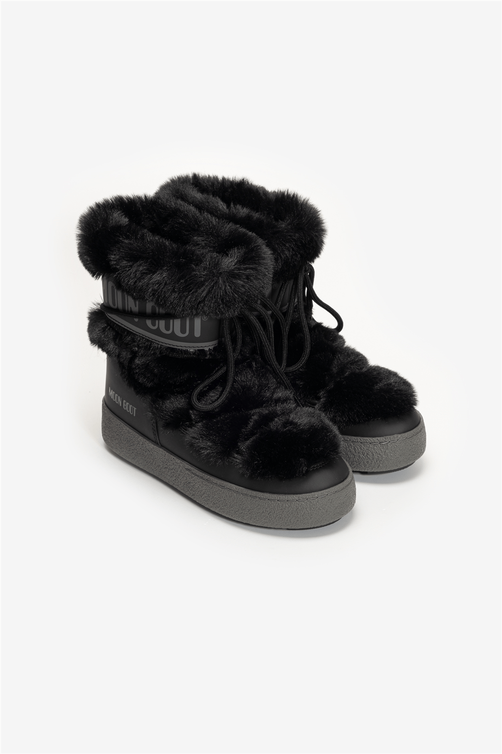 MOON BOOT Mb Ltrack Faux Fur Wp Kadın Bot Siyah