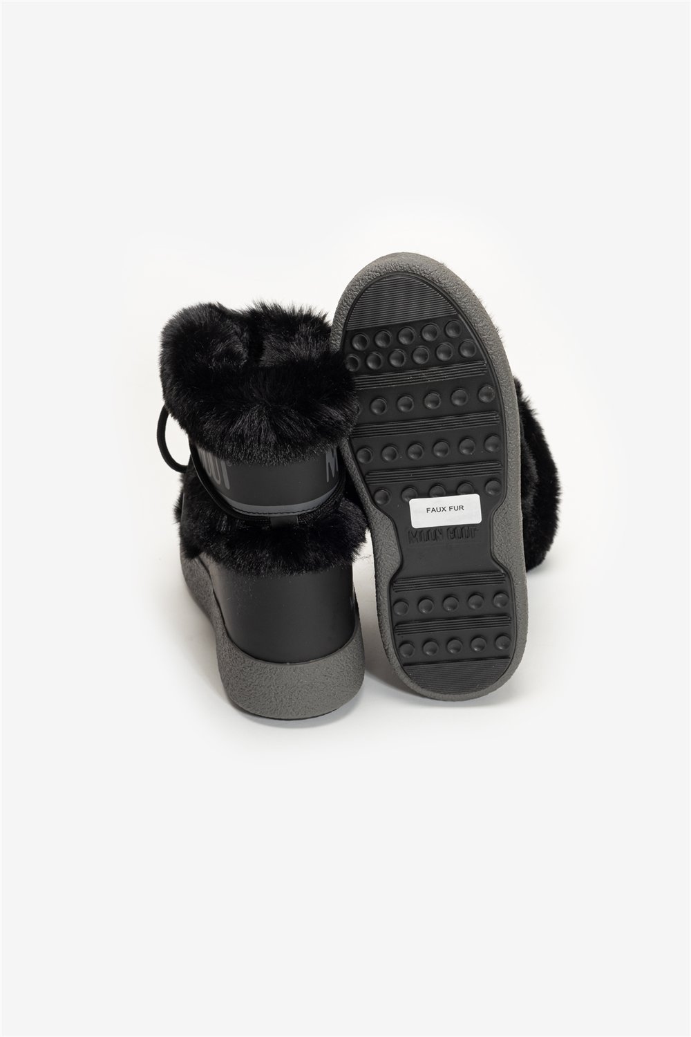 MOON BOOT Mb Ltrack Faux Fur Wp Kadın Bot Siyah