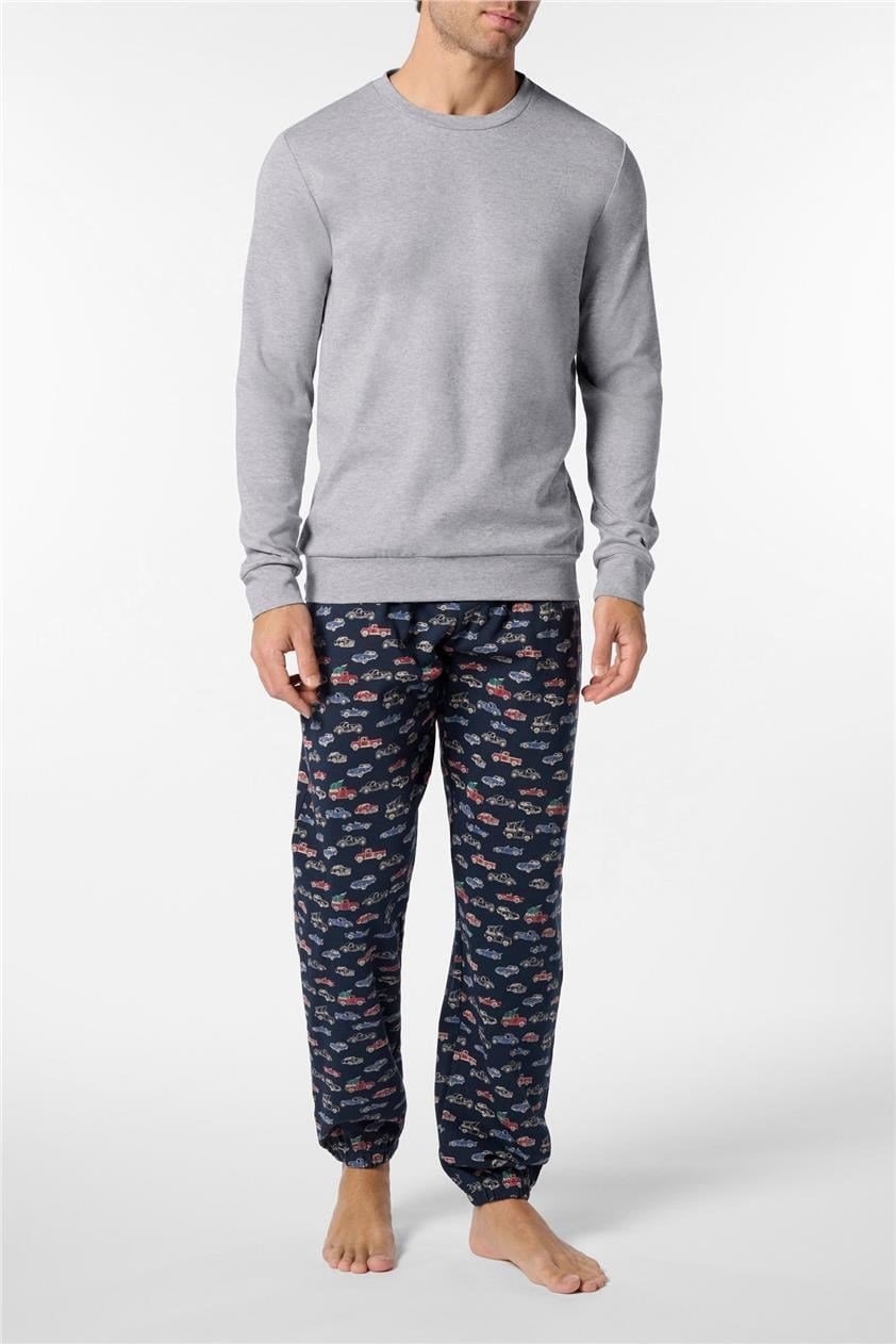 Perofil Erkek Pijama Takımı Gri