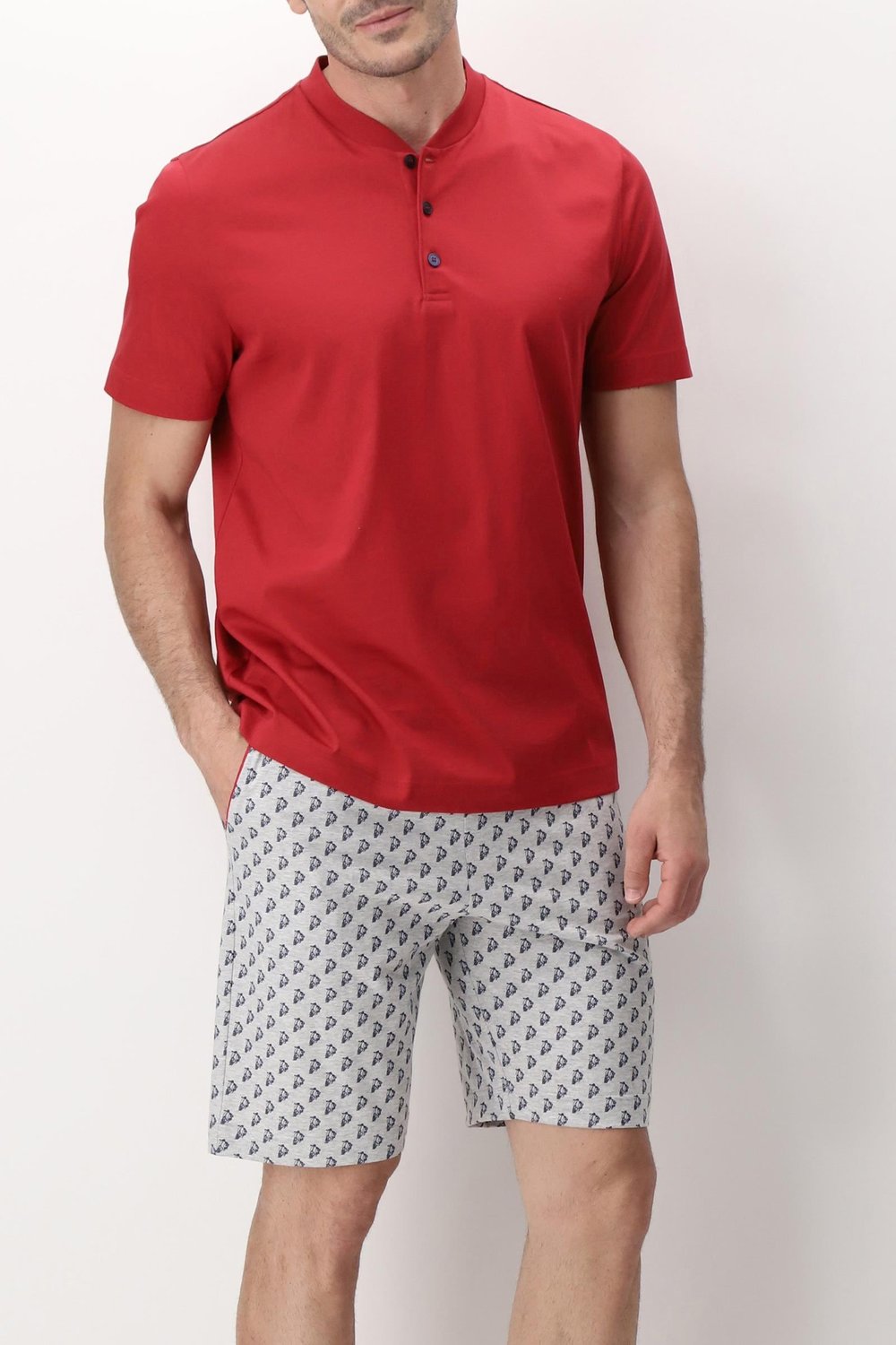 Perofil Erkek Pijama Takımı Kırmızı