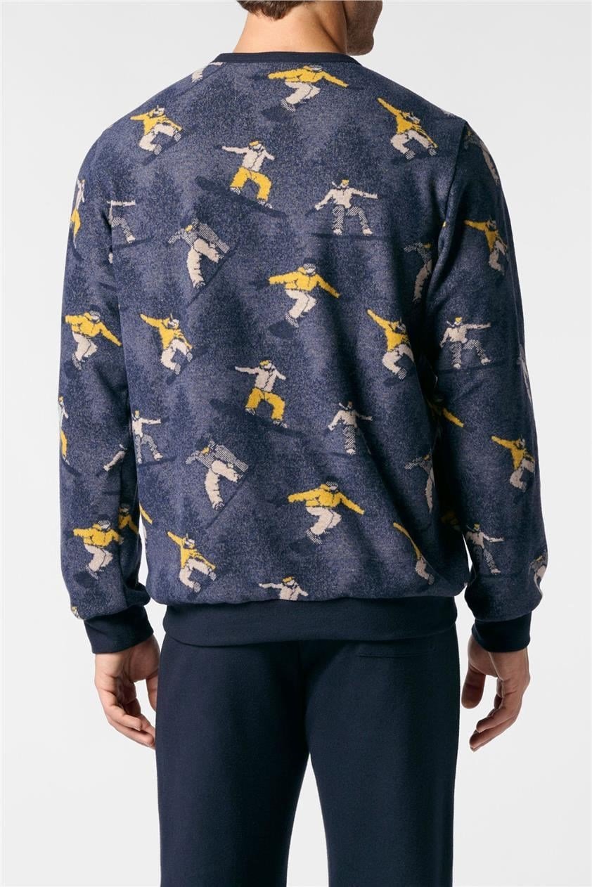 Perofil Erkek Pijama Takımı Mavi