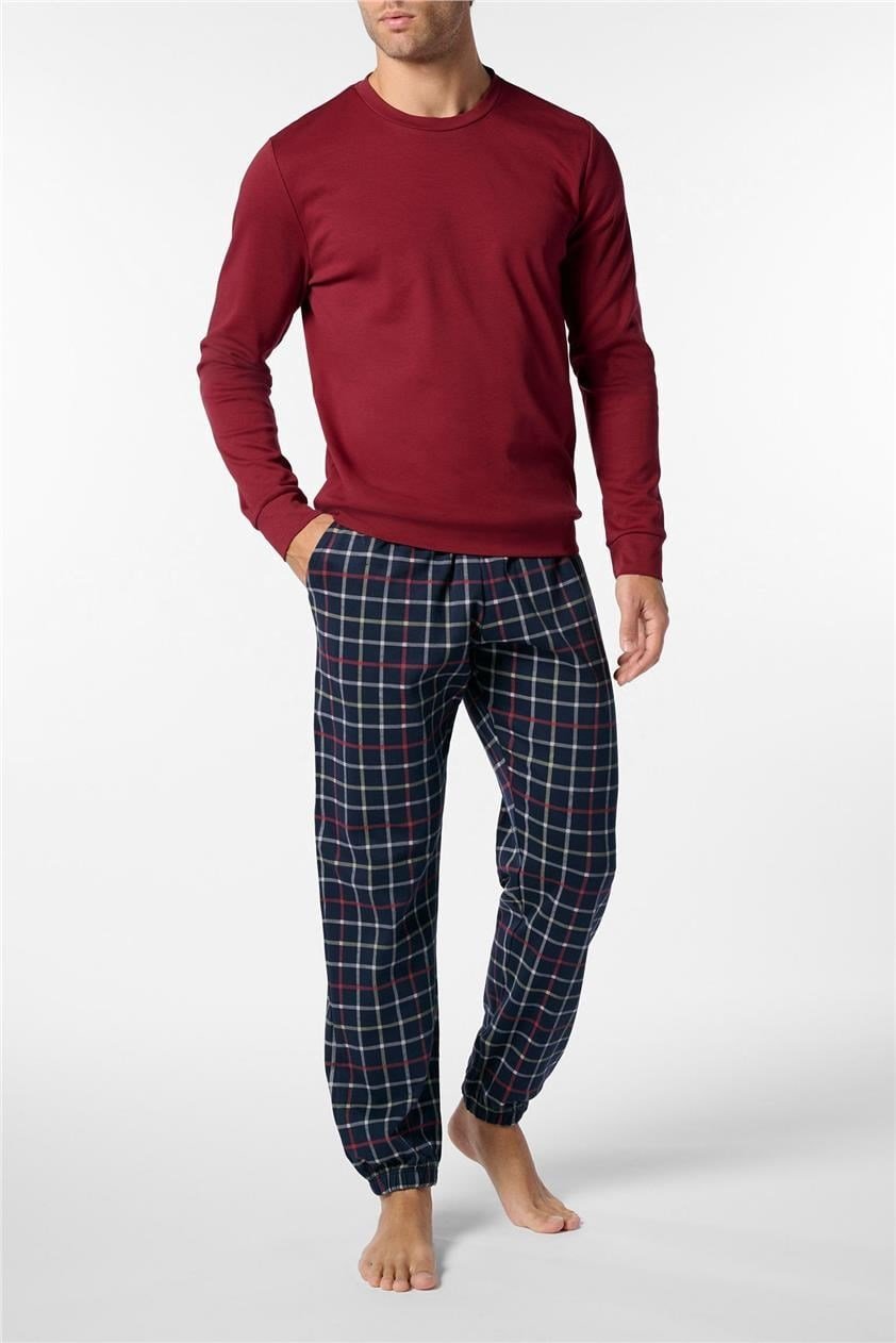 Perofil Erkek Pijama Takımı Vişne