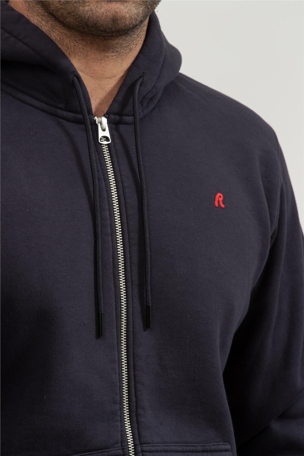 Replay Erkek Fermuarlı Sweatshirt Mavi