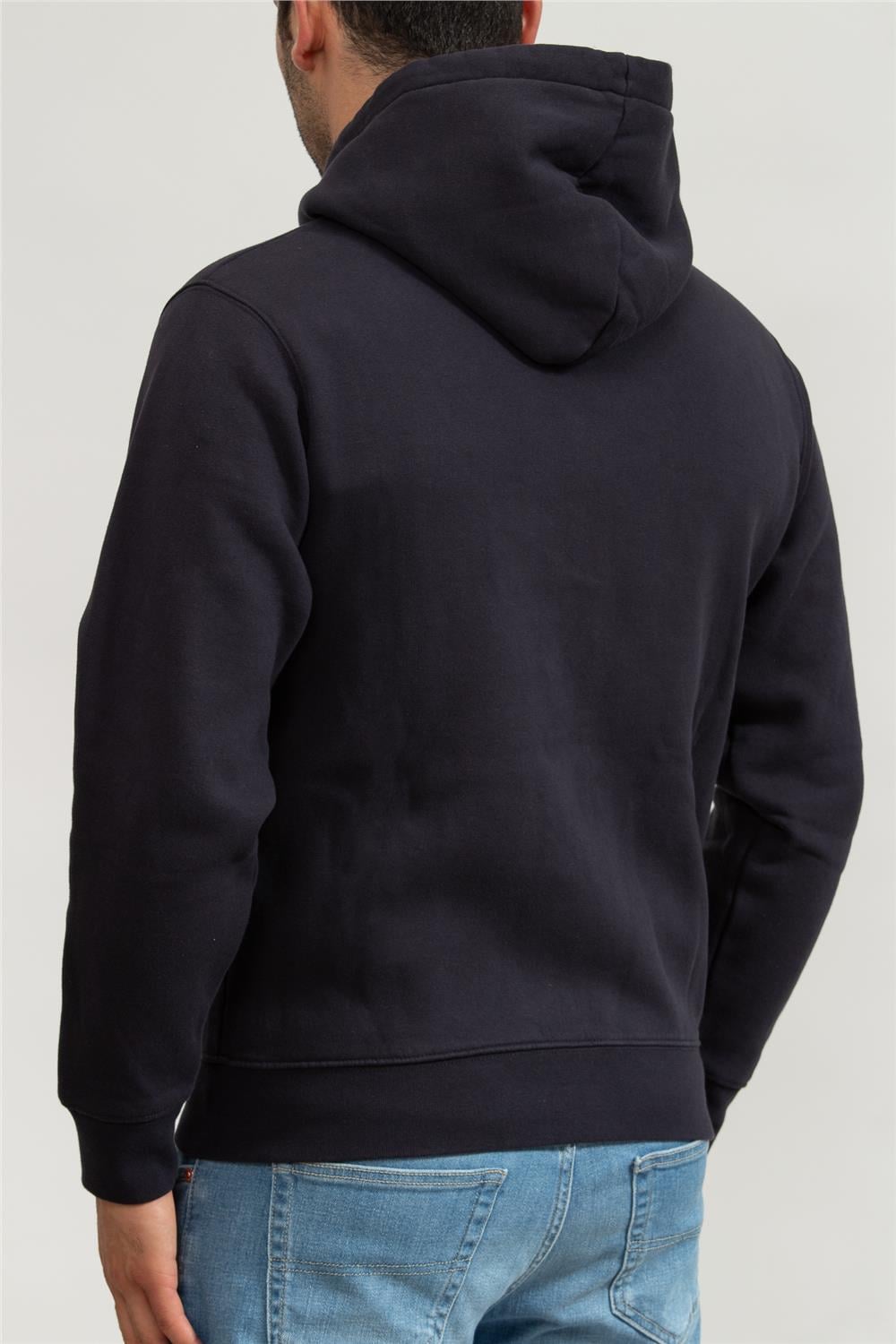 Replay Erkek Fermuarlı Sweatshirt Mavi
