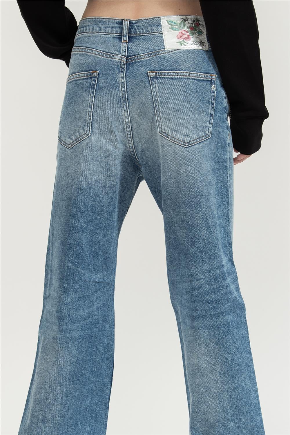 Replay Laelj High Waist Comfy Kadın Jean Pantolon Mavi