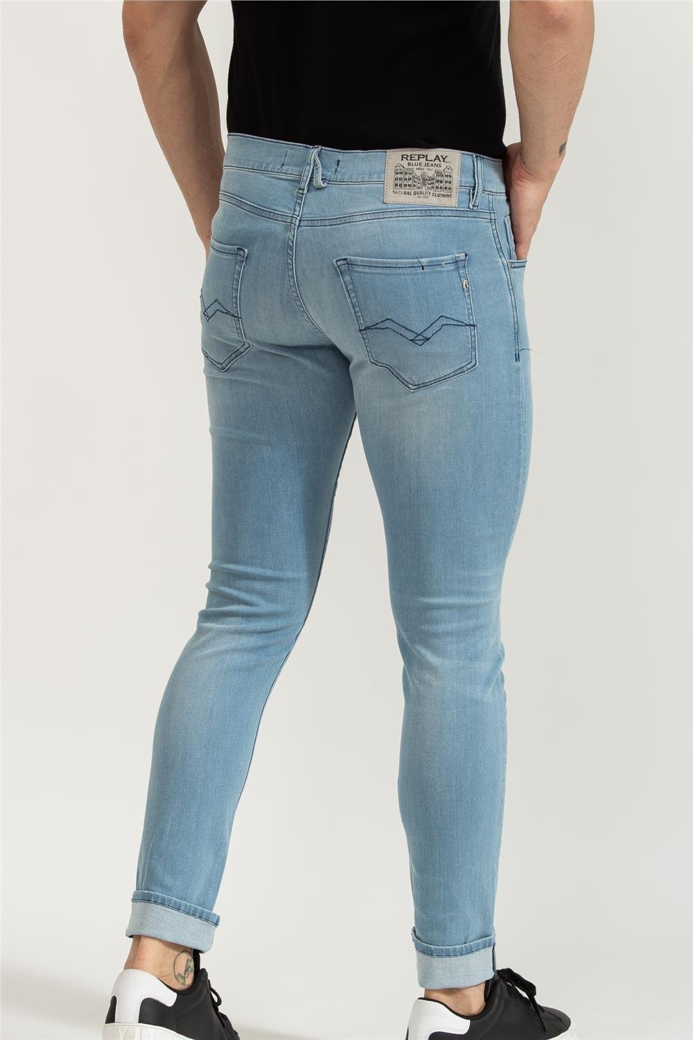 Replay Mickym Slim Tapered Erkek Jean Pantolon