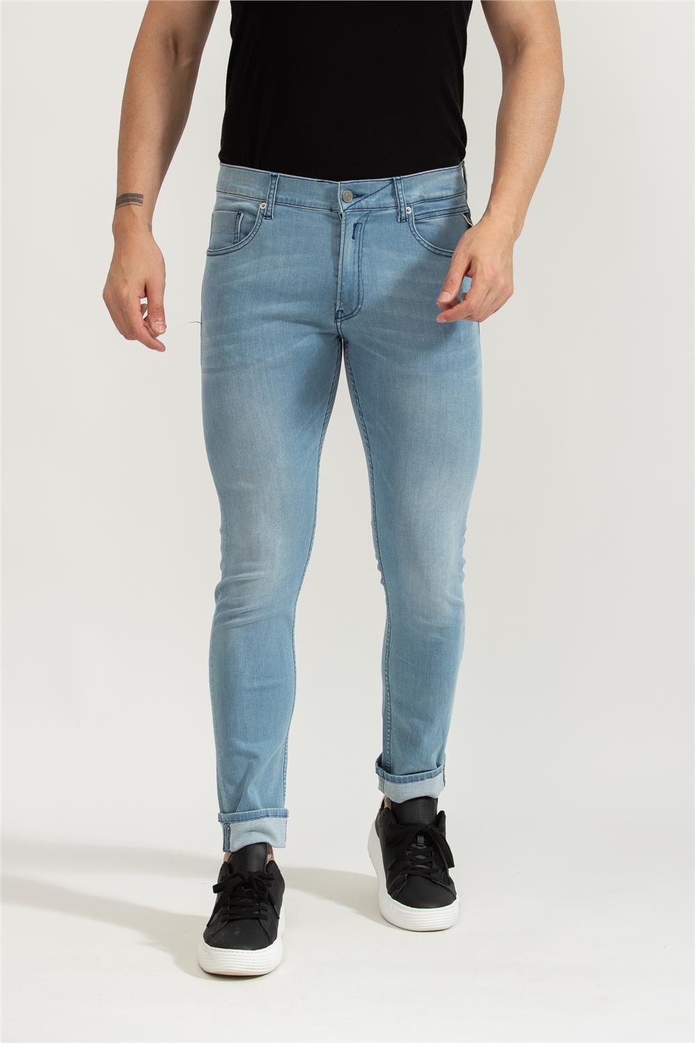 Replay Mickym Slim Tapered Erkek Jean Pantolon