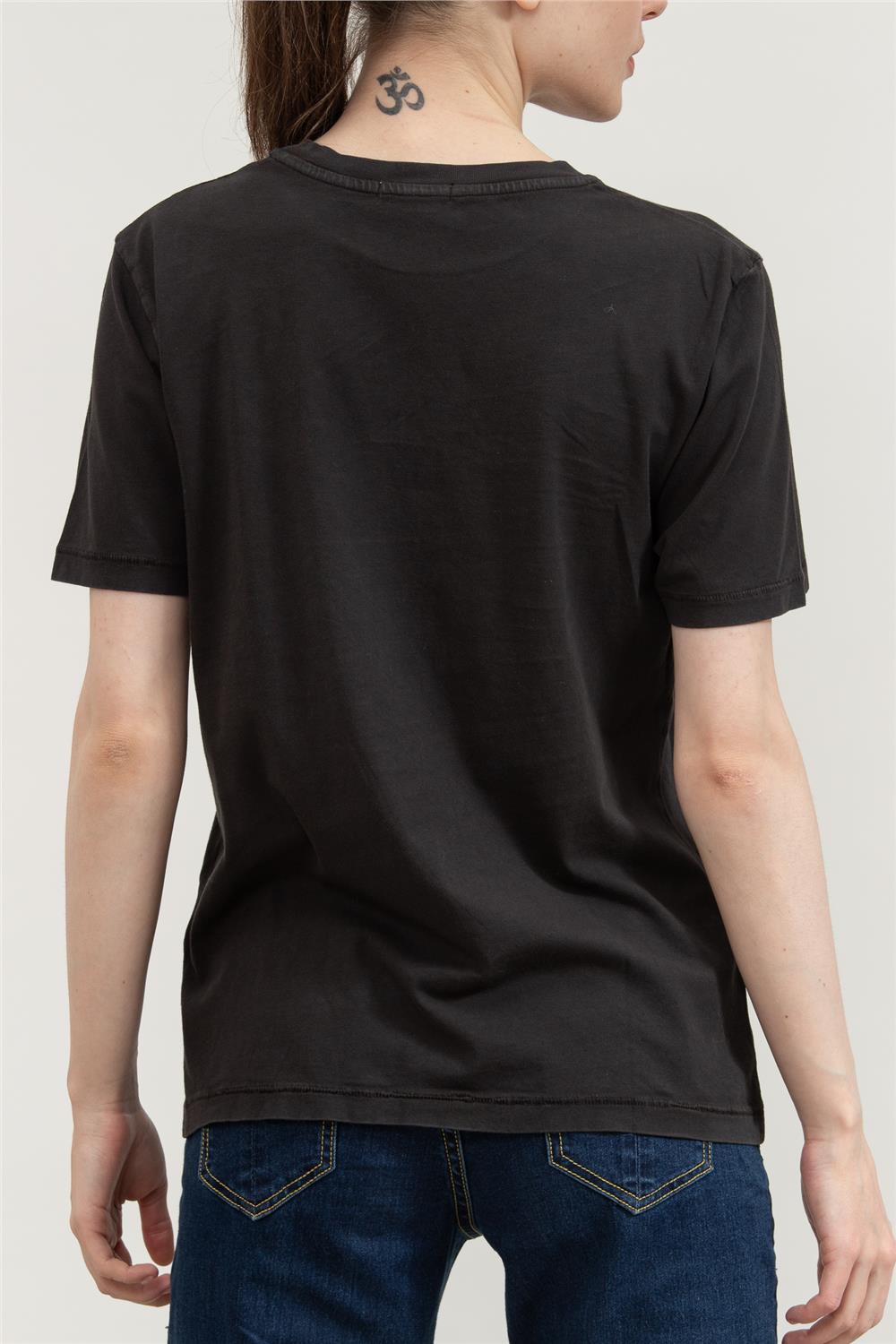 Replay Slim Kadın Bisiklet Yaka T-Shirt