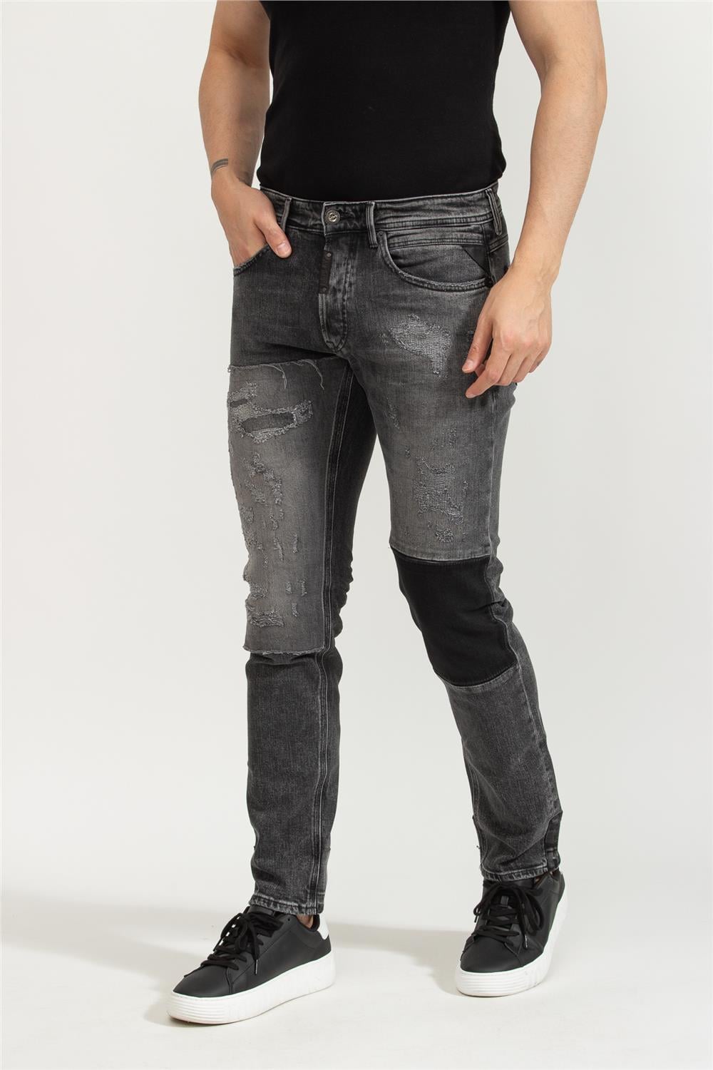 Replay Willbi Regular Slim Erkek Jean Pantolon Siyah