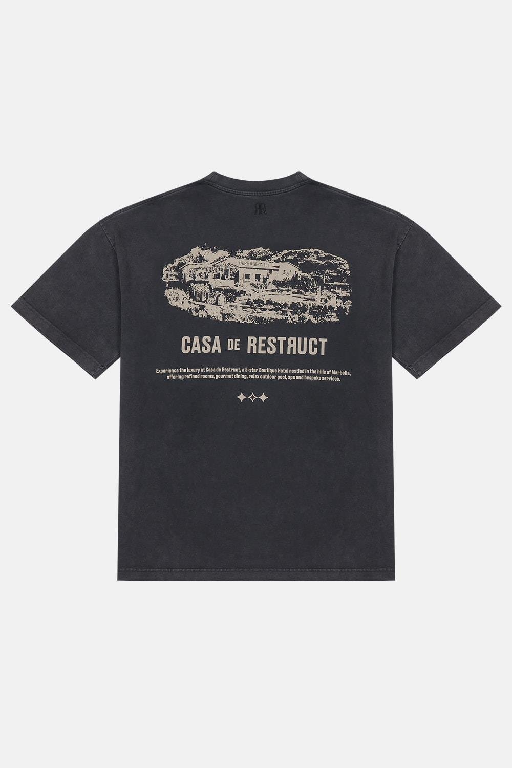 Restruct Erkek Bisiklet Yaka T-Shirt