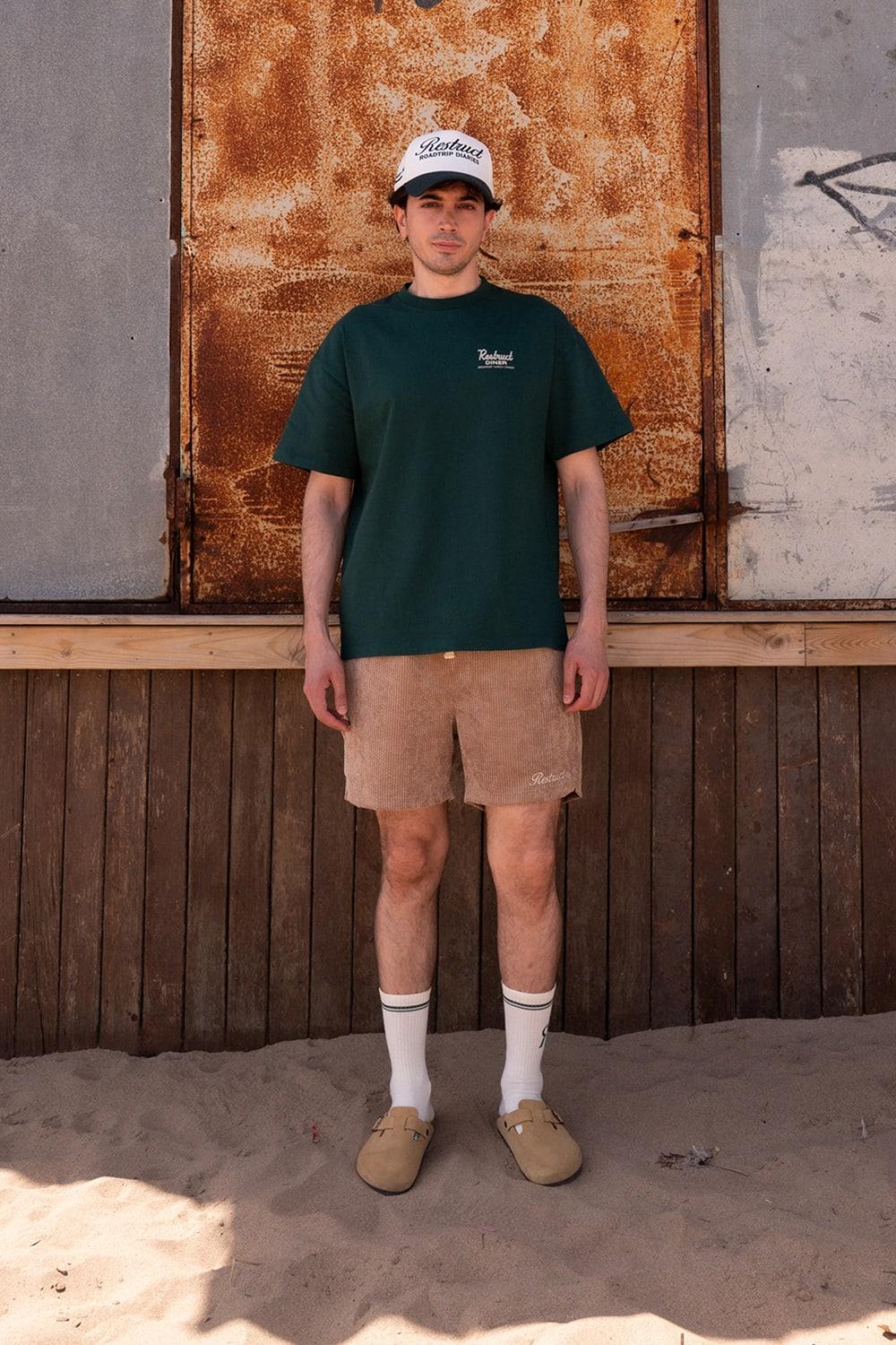 Restruct Erkek Bisiklet Yaka T-Shirt