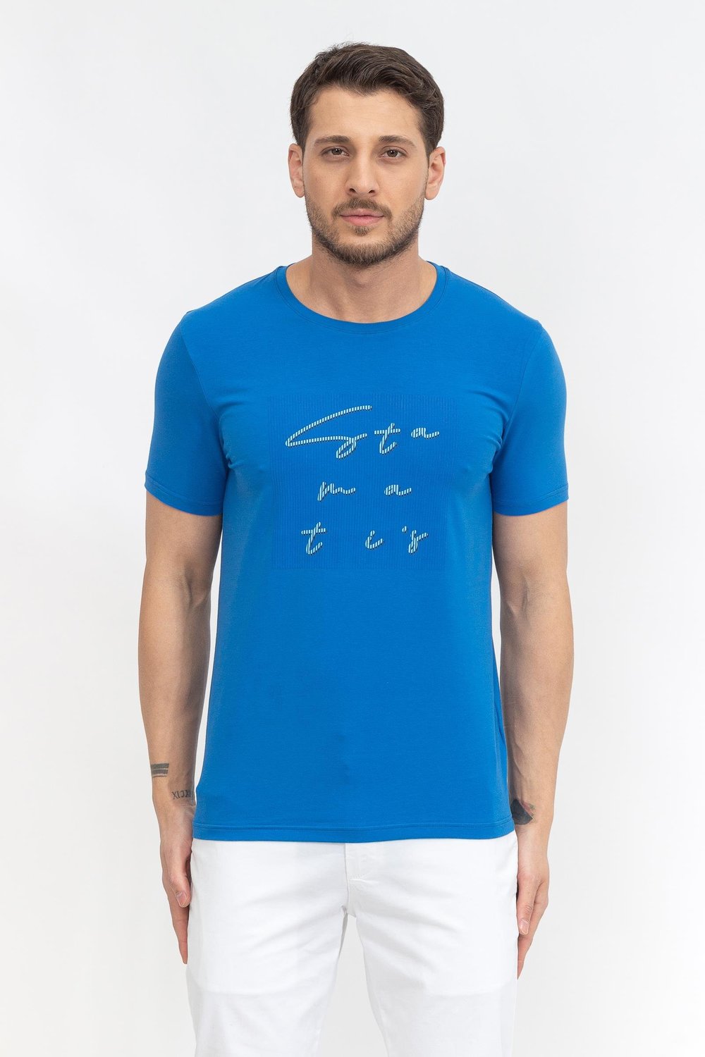 Stamatis Erkek Bisiklet Yaka T-Shirt