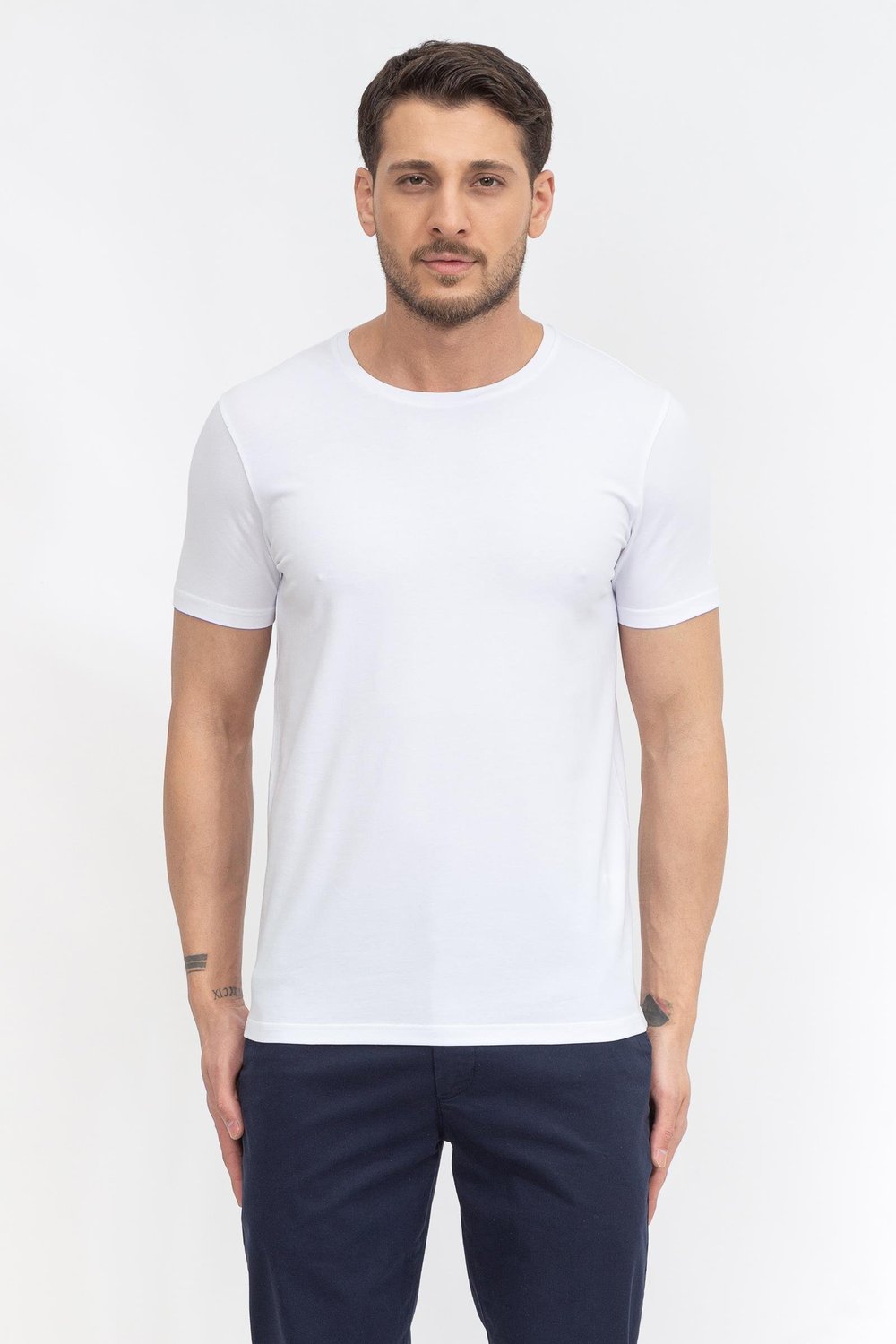 Stamatis Erkek Bisiklet Yaka T-Shirt