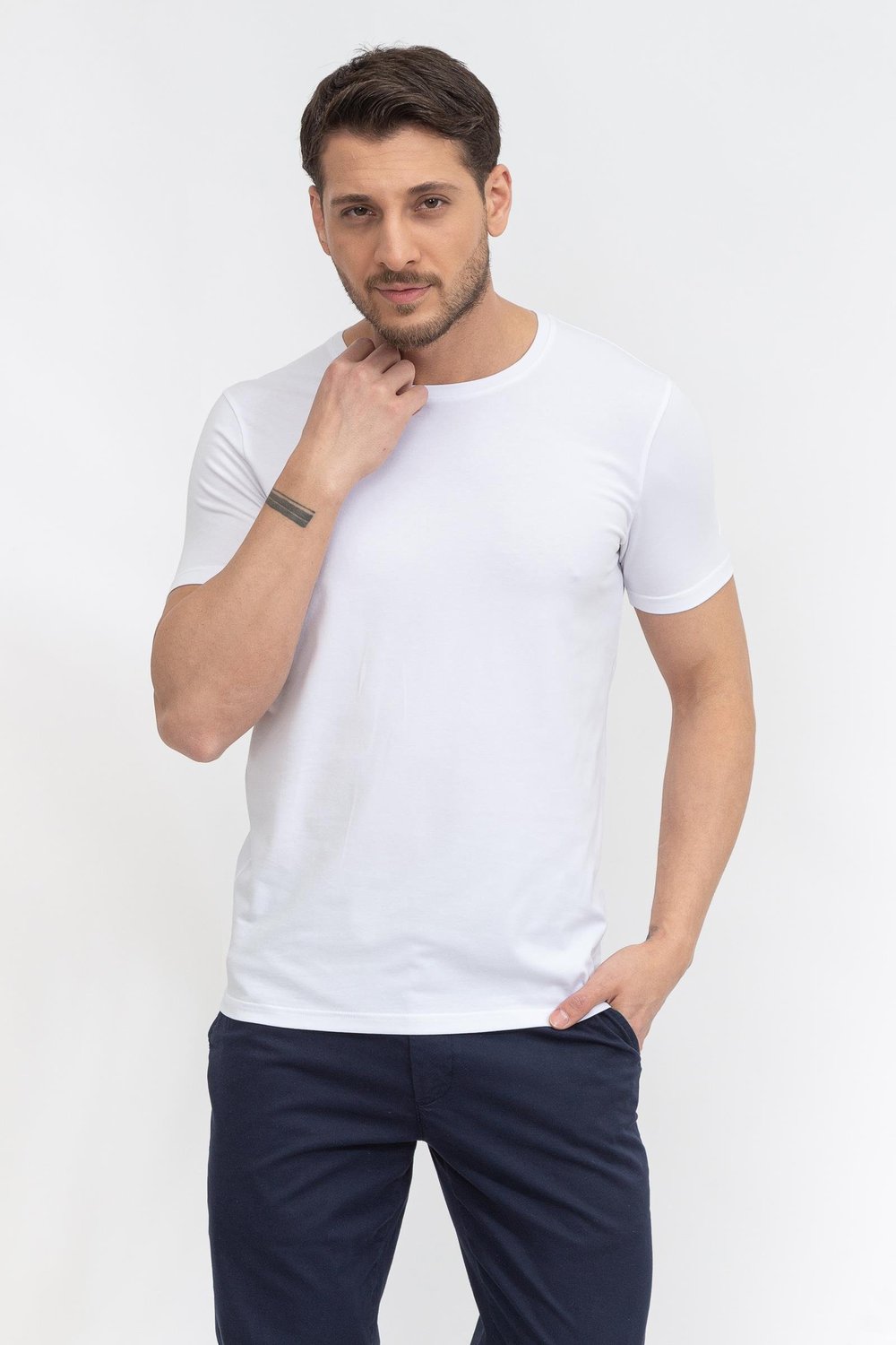 Stamatis Erkek Bisiklet Yaka T-Shirt