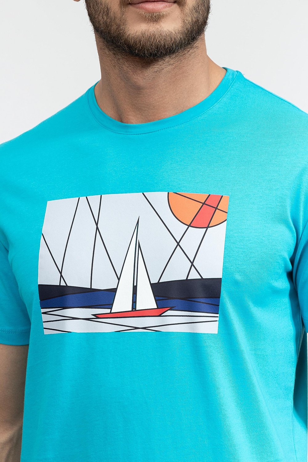 Stamatis Erkek Bisiklet Yaka T-Shirt