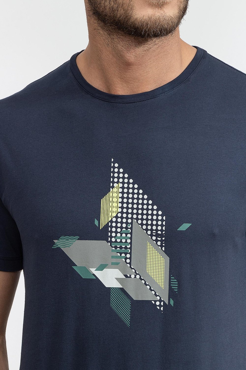 Stamatis Erkek Bisiklet Yaka T-Shirt