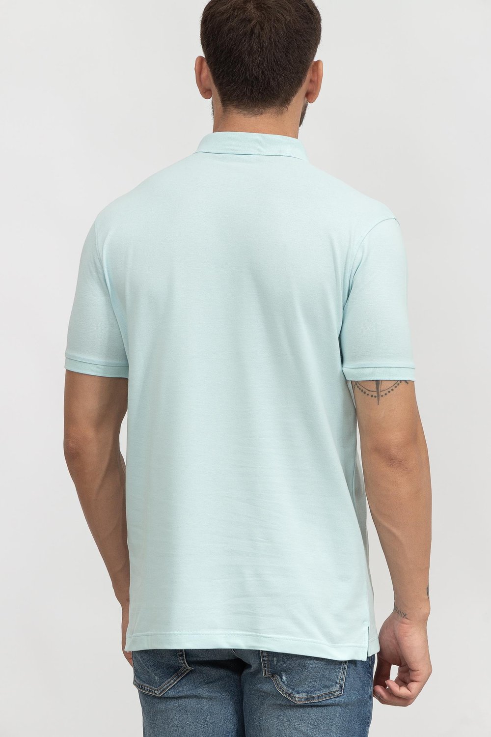 Stamatis Erkek Polo Yaka T-Shirt Mint Yeşili