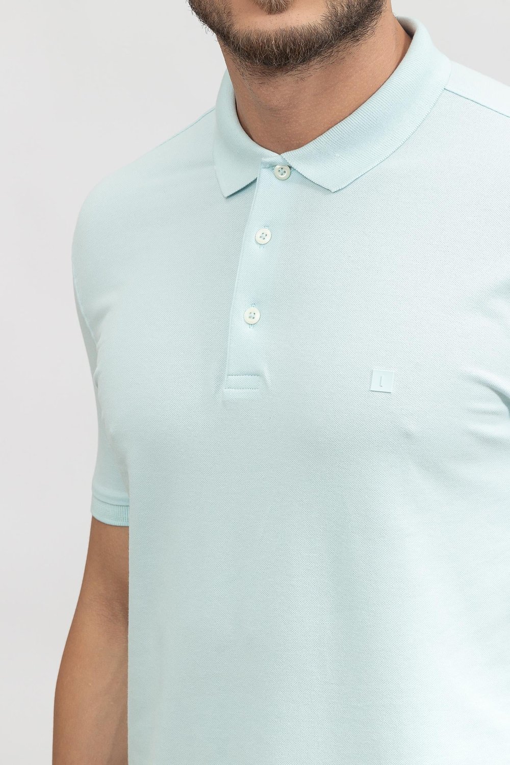 Stamatis Erkek Polo Yaka T-Shirt Mint Yeşili