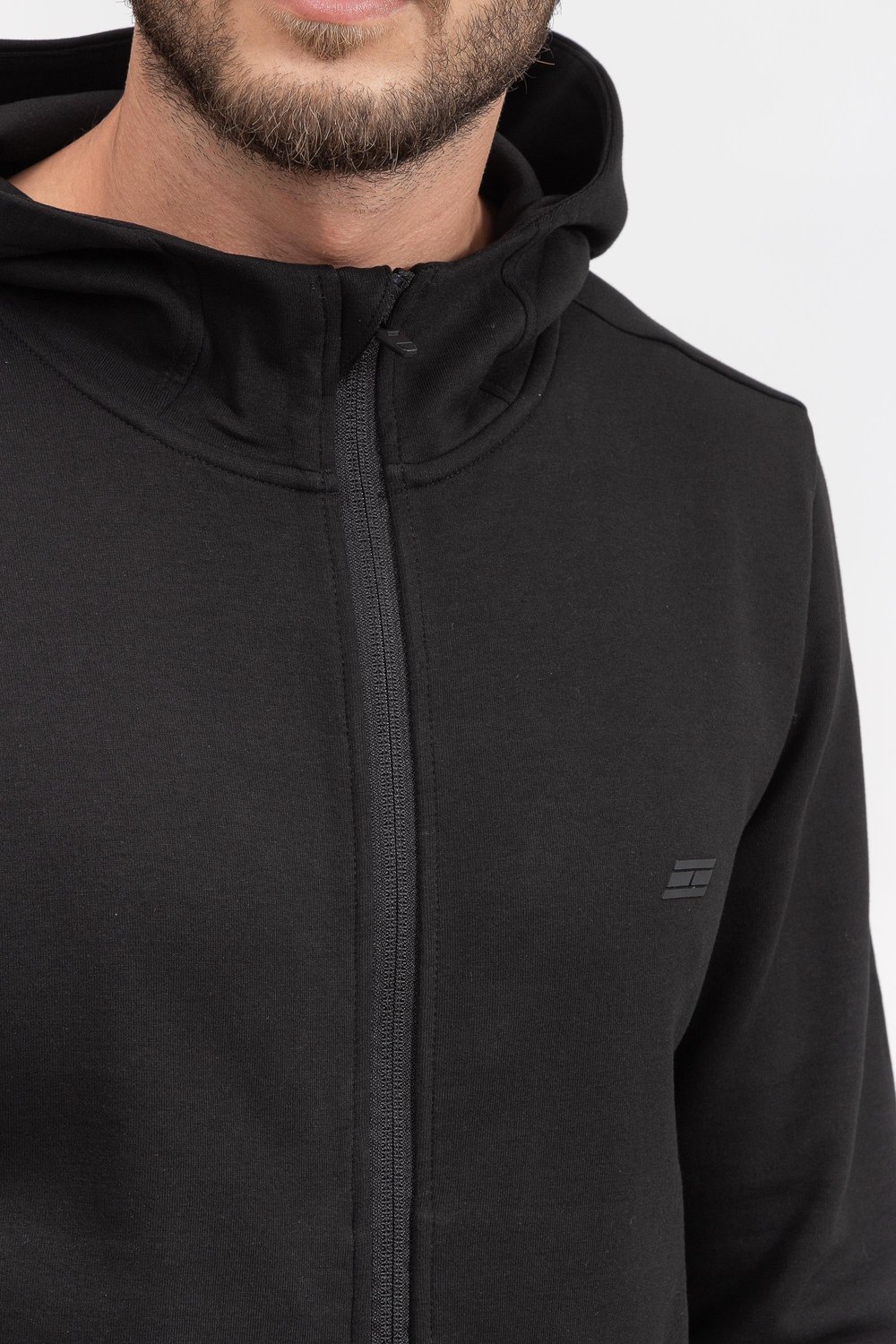 Tommy Hilfiger Best Essentials Fz Hoody Erkek Fermuarlı Sweatshirt Siyah