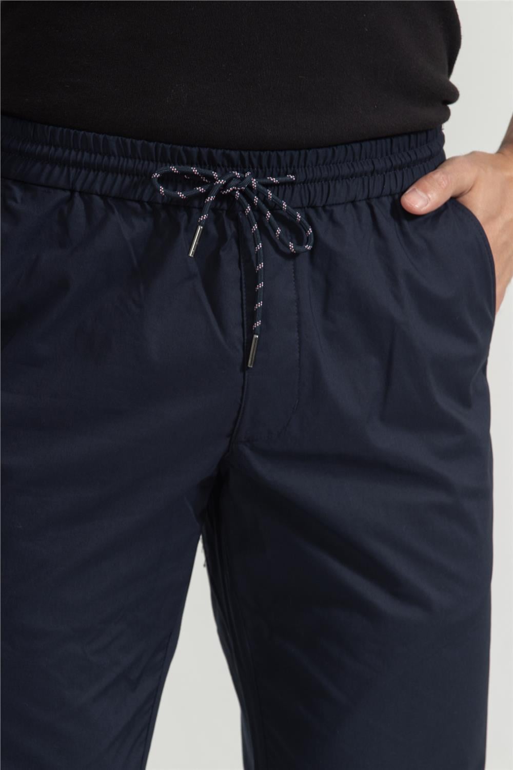 Tommy Hilfiger Chelsea Poplin Papertouch Po Erkek Eşofman Altı Mavi