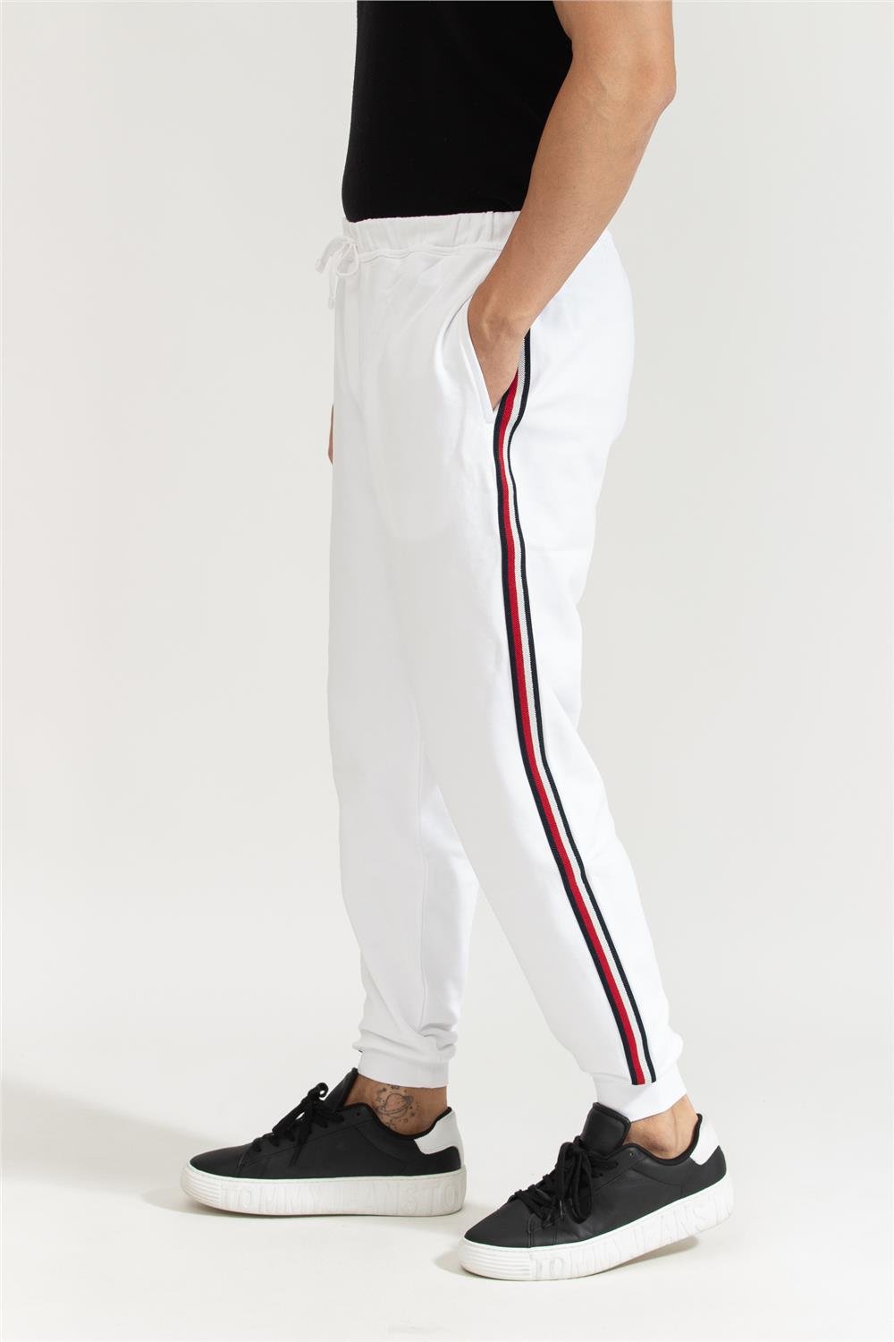 Tommy Hilfiger Erkek Eşofman Altı Beyaz