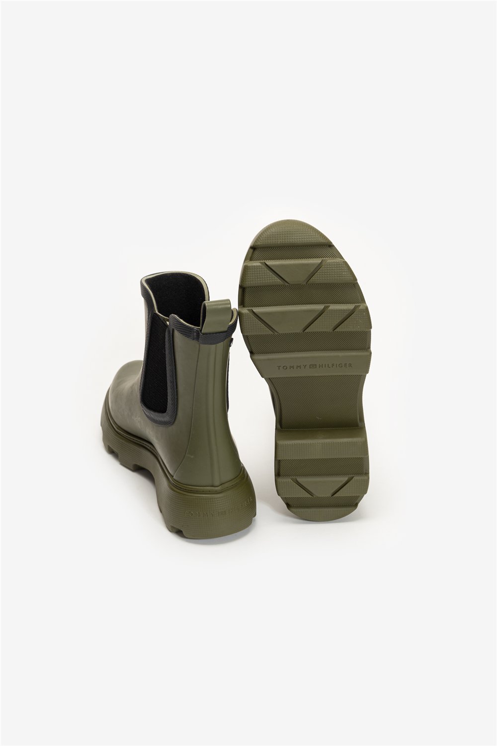 Tommy Hilfiger Flag Ankle Rainboot Warm Lining Kadın Bot