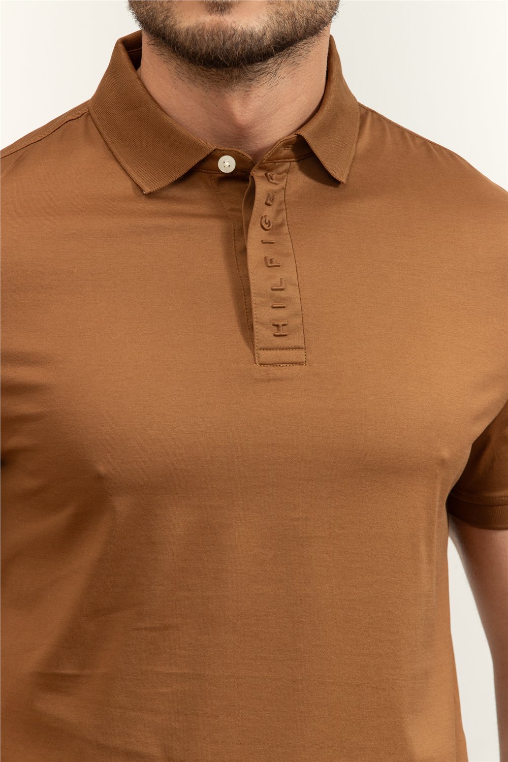 Tommy Hilfiger Hidden Placket Detail Reg Polo Erkek Polo Yaka T-Shirt