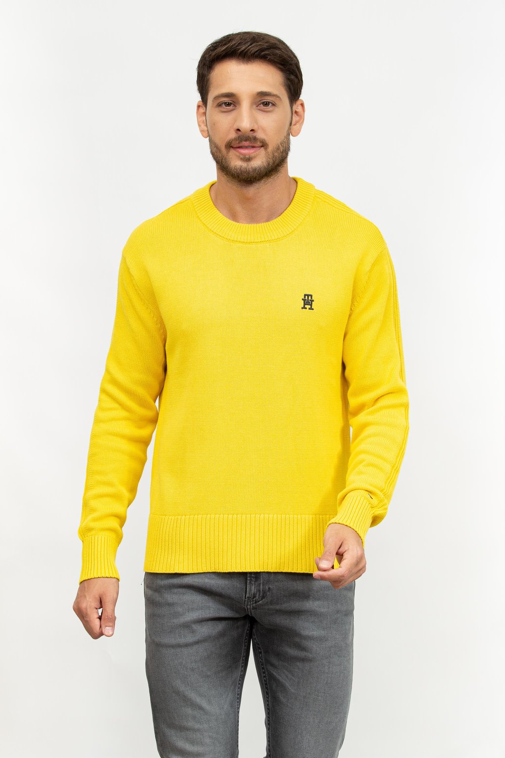 Tommy Hilfiger Imd Midweight Cotton Erkek Triko