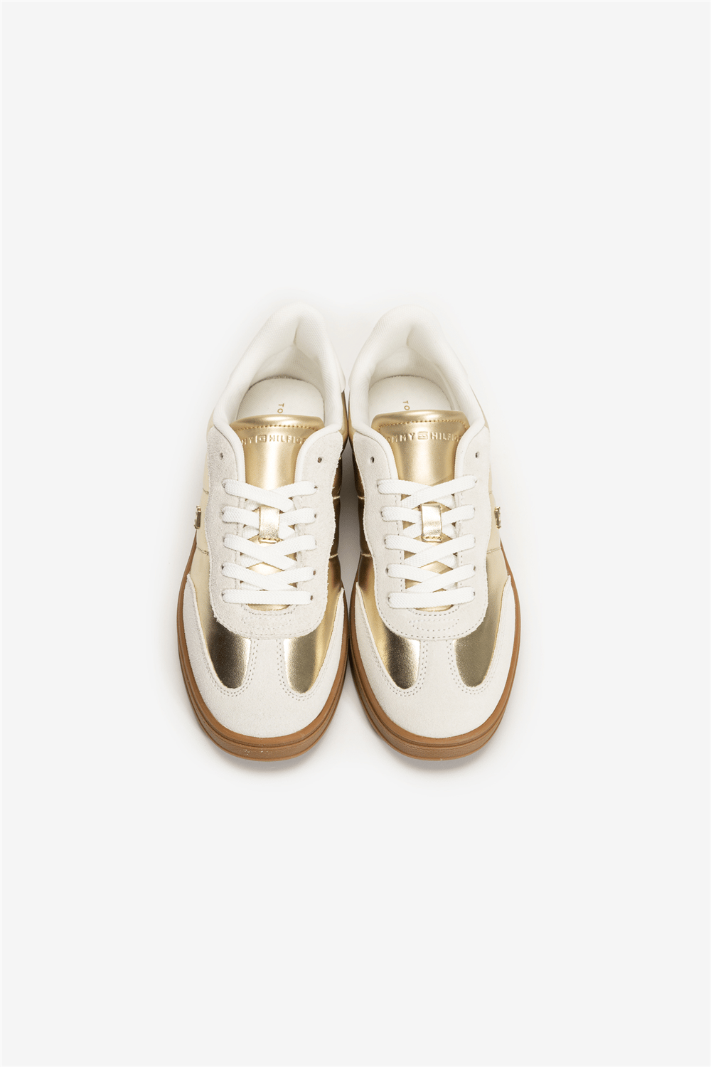 Tommy Hilfiger Mu Jackie Metallic Kadın Sneaker Gold