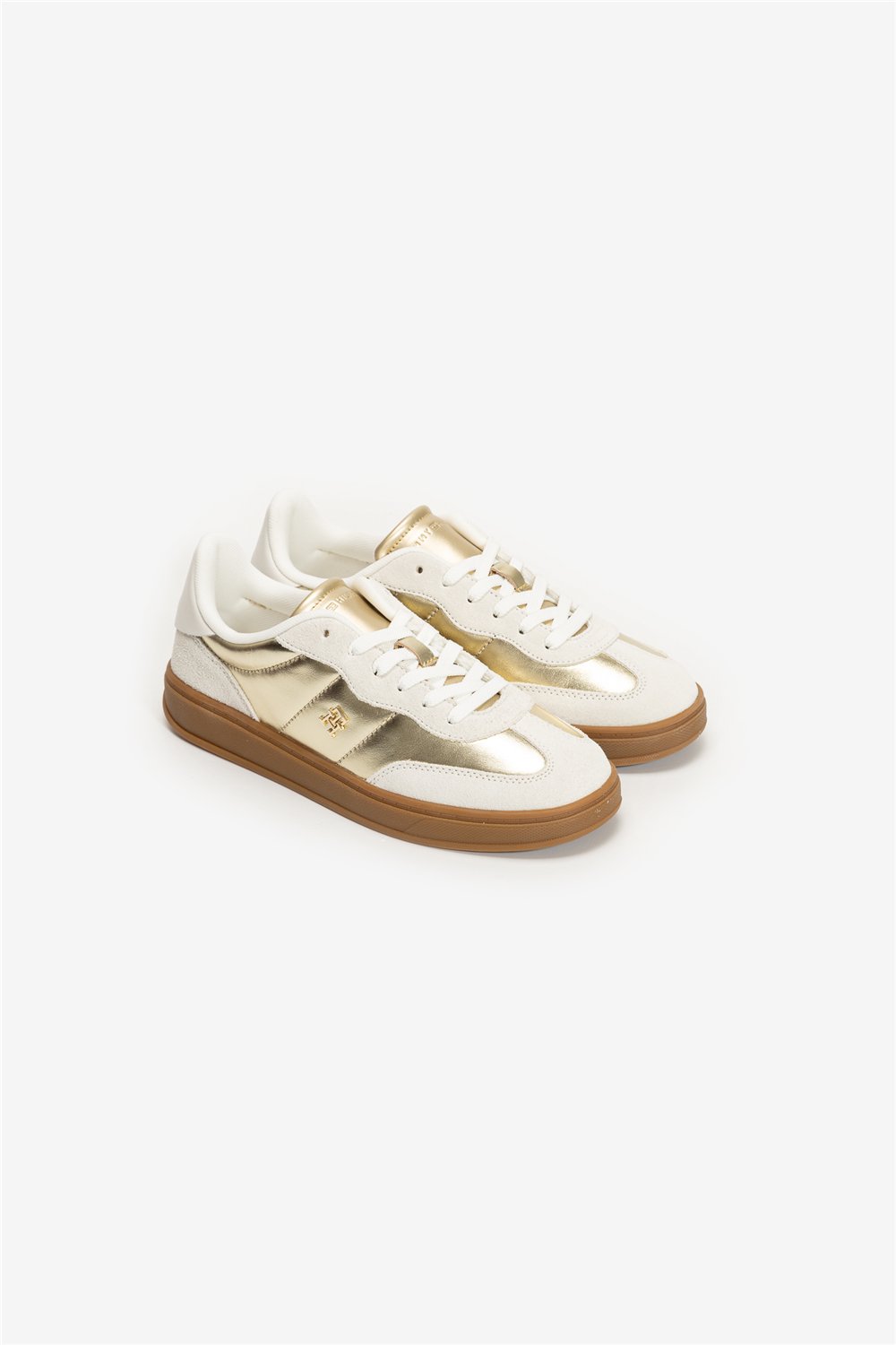 Tommy Hilfiger Mu Jackie Metallic Kadın Sneaker Gold