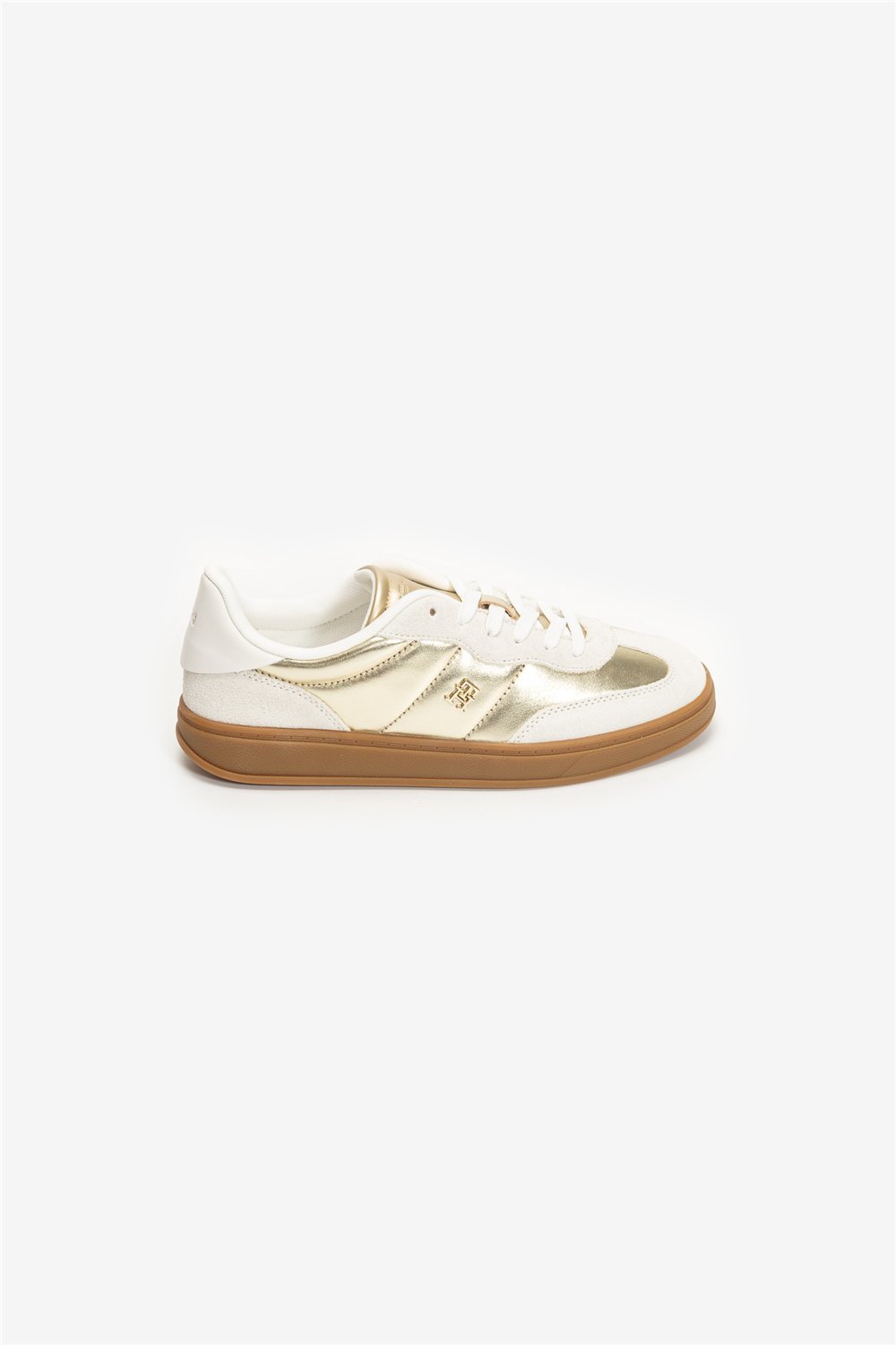 Tommy Hilfiger Mu Jackie Metallic Kadın Sneaker Gold