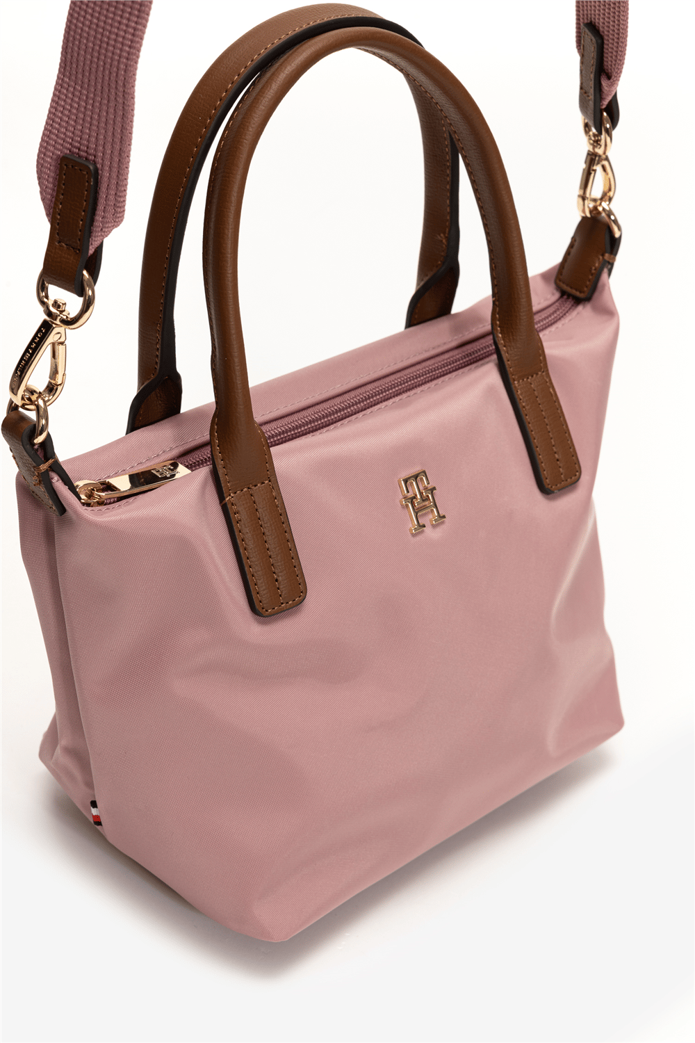 Tommy Hilfiger Popette Tote Kadın Mini Omuz Çantası Mor