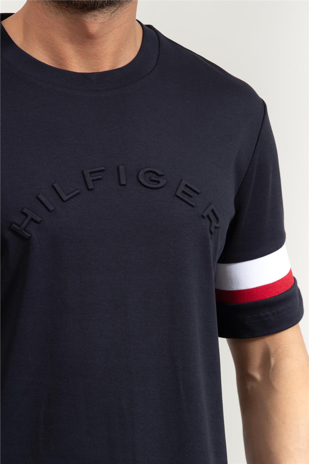 Tommy Hilfiger Rwb Insert Tee Erkek Bisiklet Yaka T-Shirt