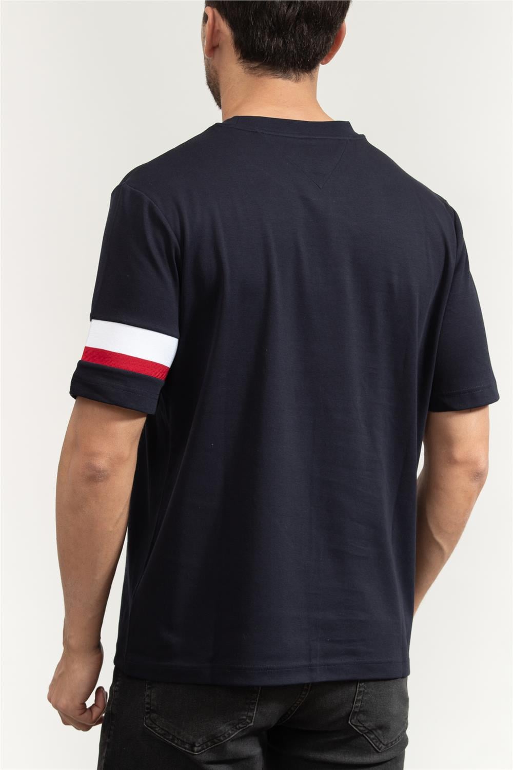 Tommy Hilfiger Rwb Insert Tee Erkek Bisiklet Yaka T-Shirt