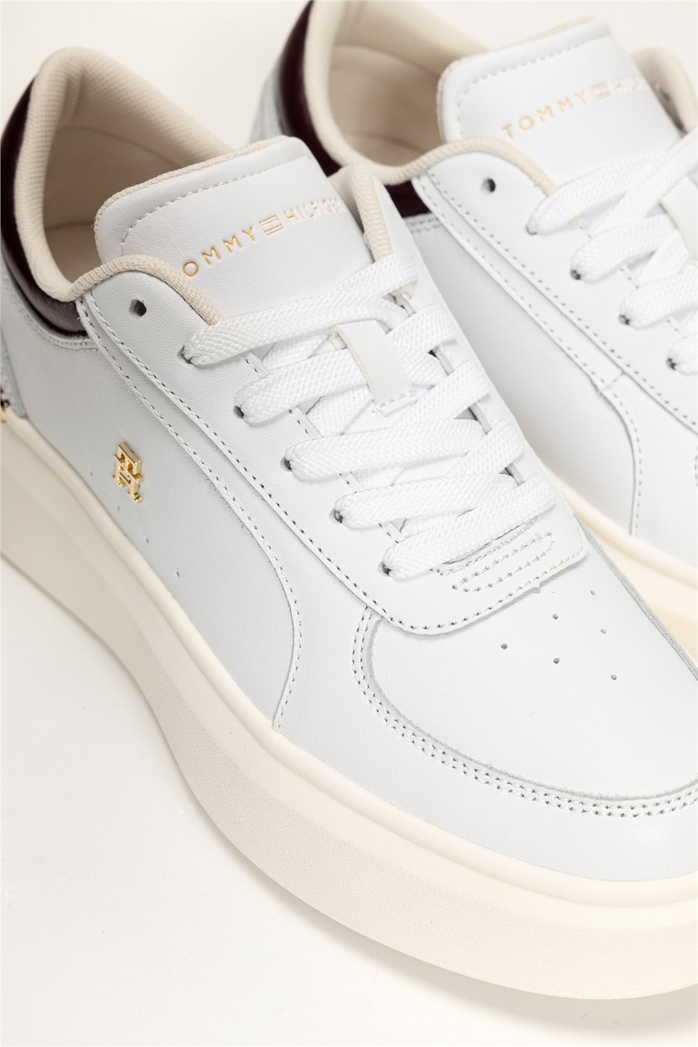 Tommy Hilfiger Shiny Leather Platform Kadın Sneaker