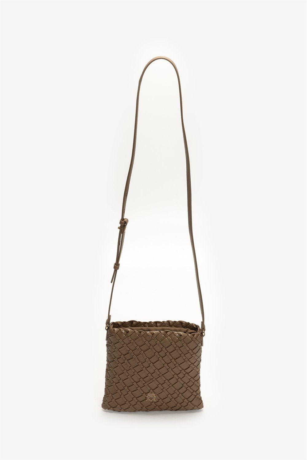 Tommy Hilfiger TH Braided Crossover Kadın Mini Omuz Çantası