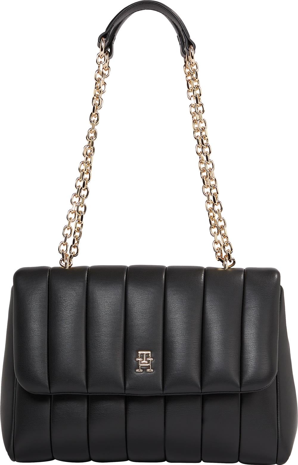 Tommy Hilfiger Th Grace Kadın Mini Omuz Çantası Siyah