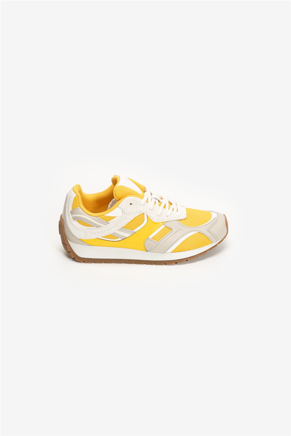 Tommy Hilfiger TH Modern Runner Mix Mat Kadın Sneaker Altın