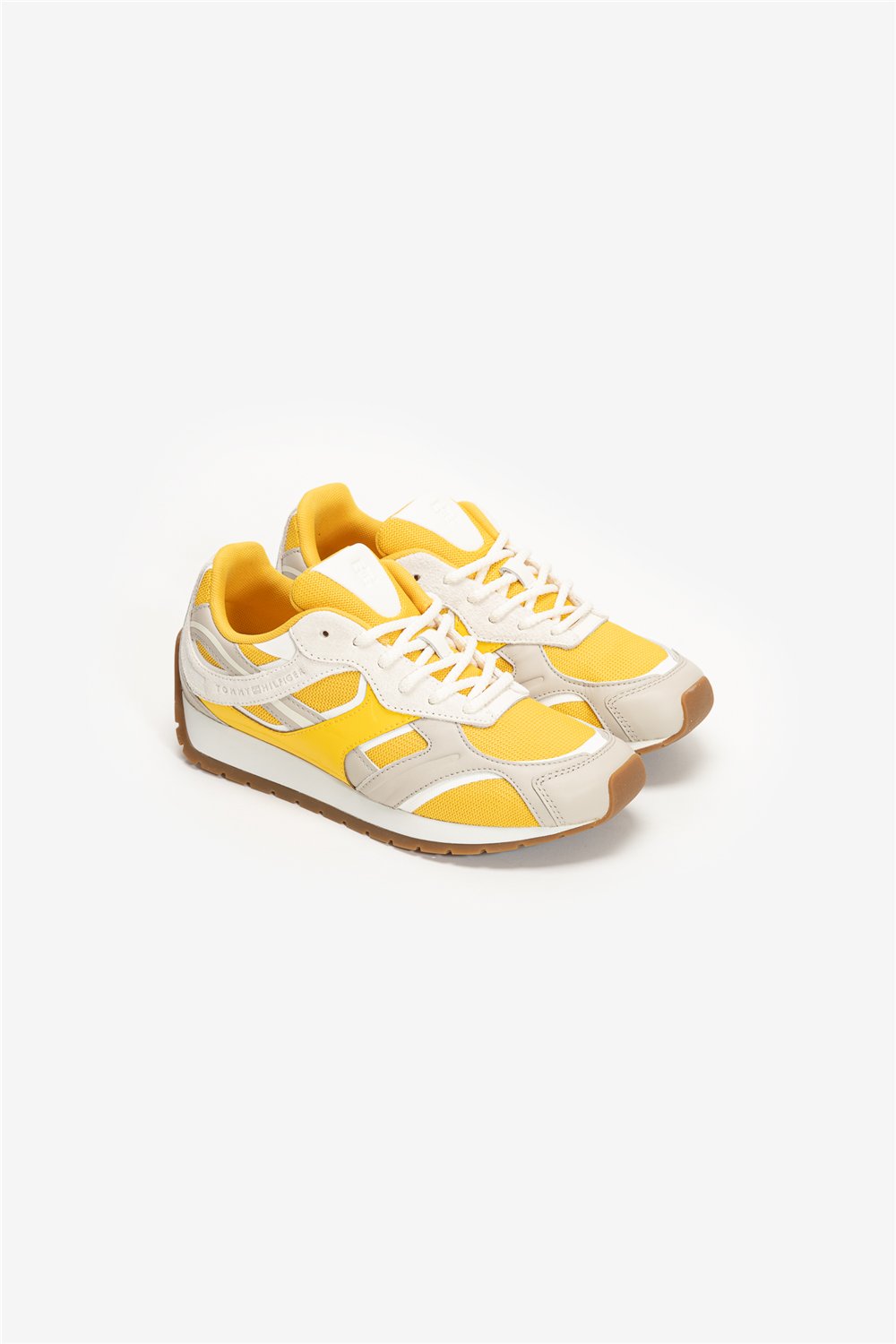 Tommy Hilfiger TH Modern Runner Mix Mat Kadın Sneaker Altın