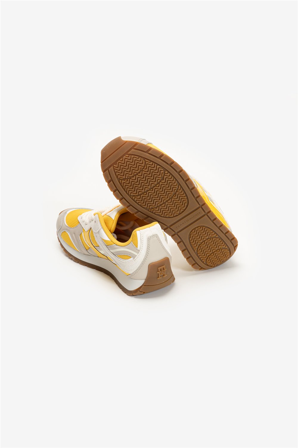 Tommy Hilfiger TH Modern Runner Mix Mat Kadın Sneaker Altın