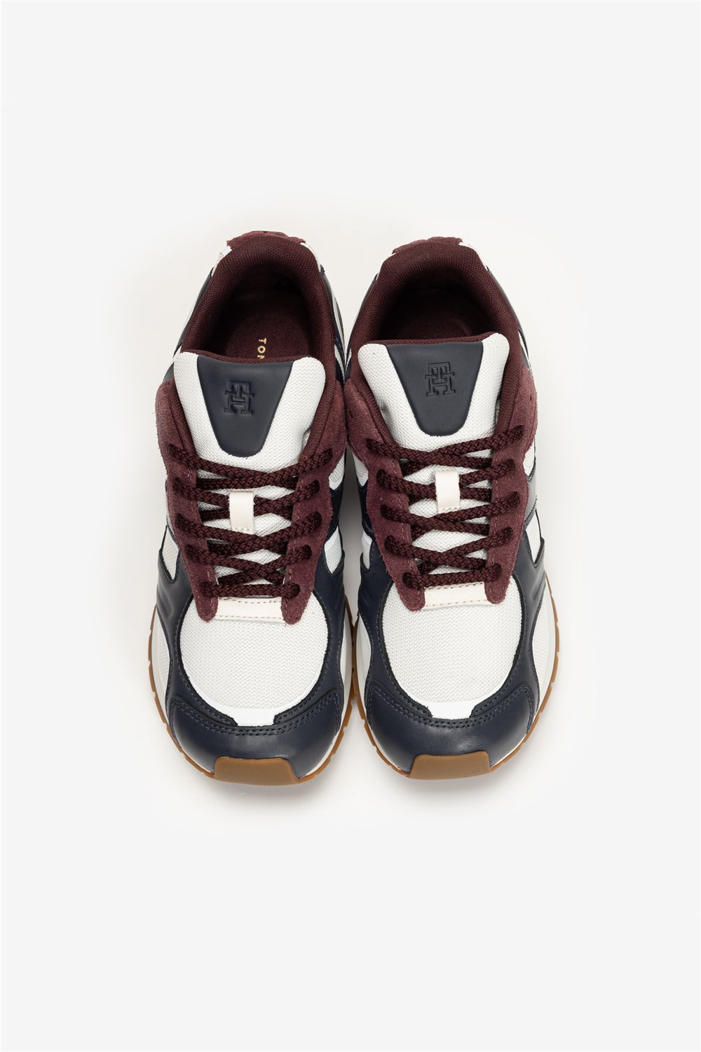 Tommy Hilfiger TH Modern Runner Mix Mat Kadın Sneaker Mavi