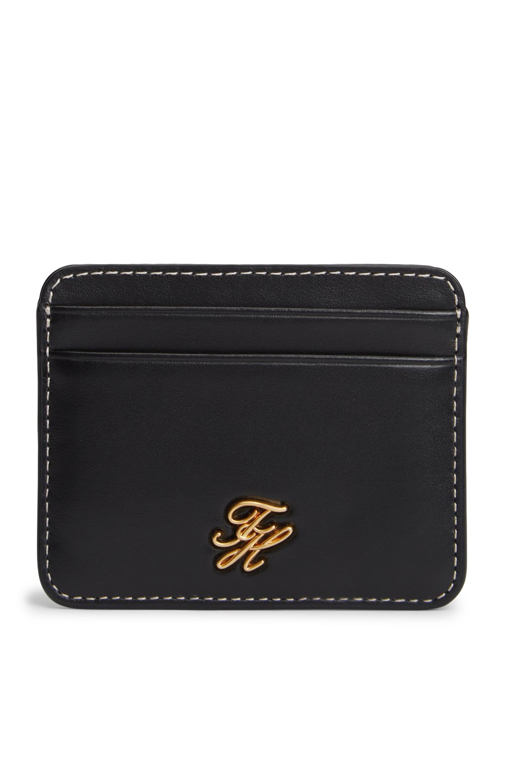 Tommy Hilfiger Th Script Leather Cc Kadın Kartlık