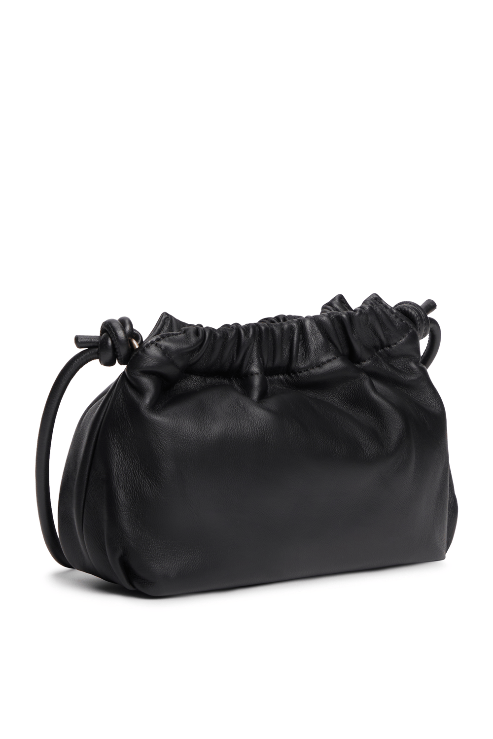 Tommy Hilfiger Th Soft Leather Cros Kadın Mini Omuz Çantası Siyah