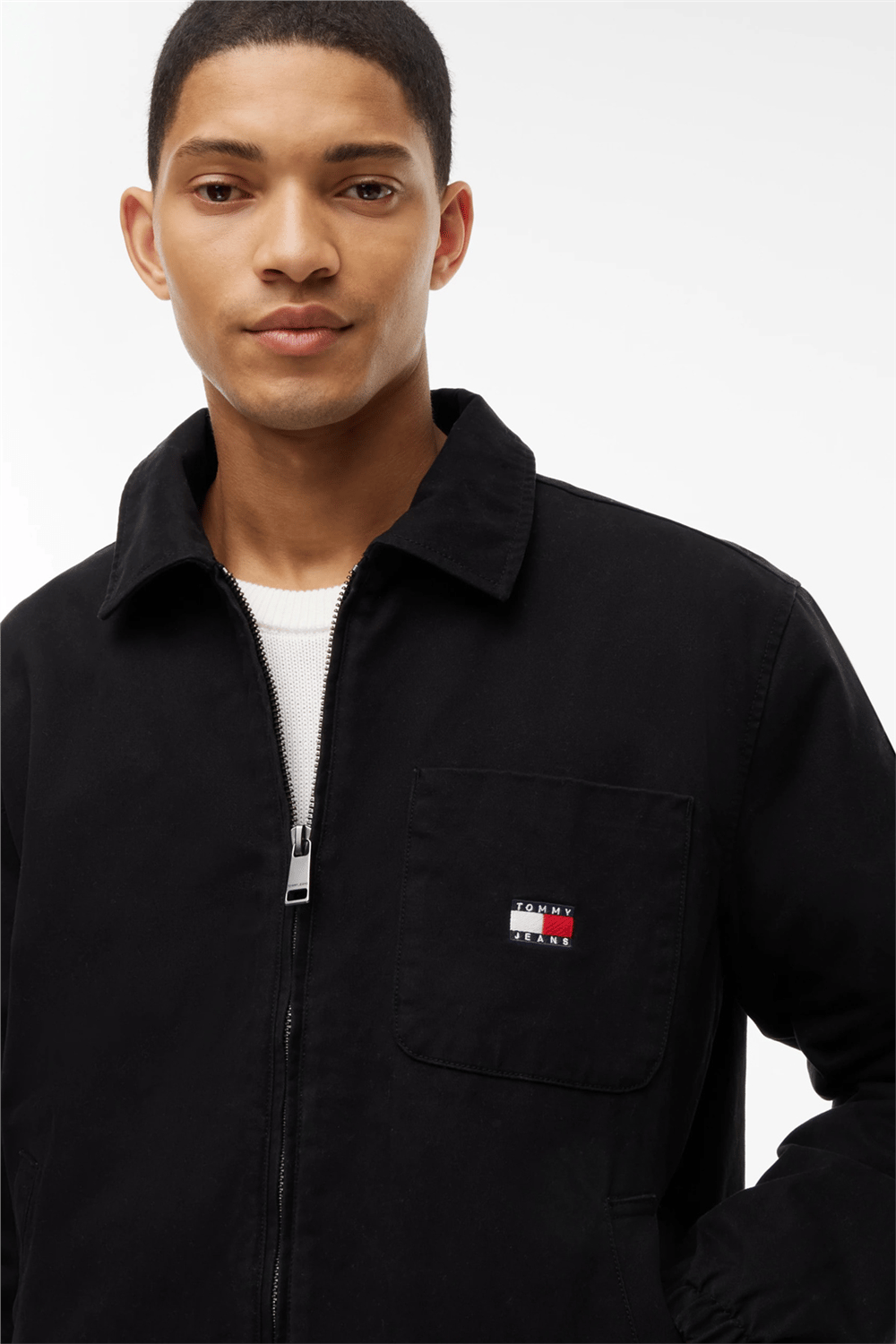 Tommy Hilfiger Tjm Harrington Cotton Jacket Ext Erkek Mont Siyah